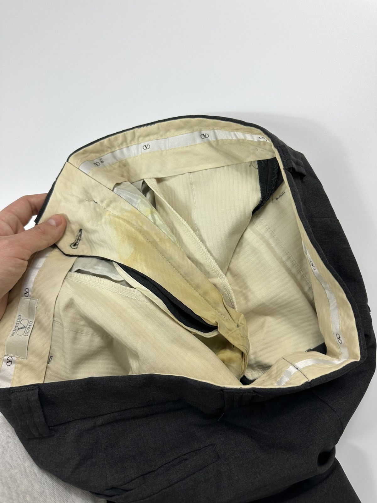 Valentino Vintage Valentino Per UOMO Black Casual Pants Size US 34 / EU 50 - 13 Thumbnail