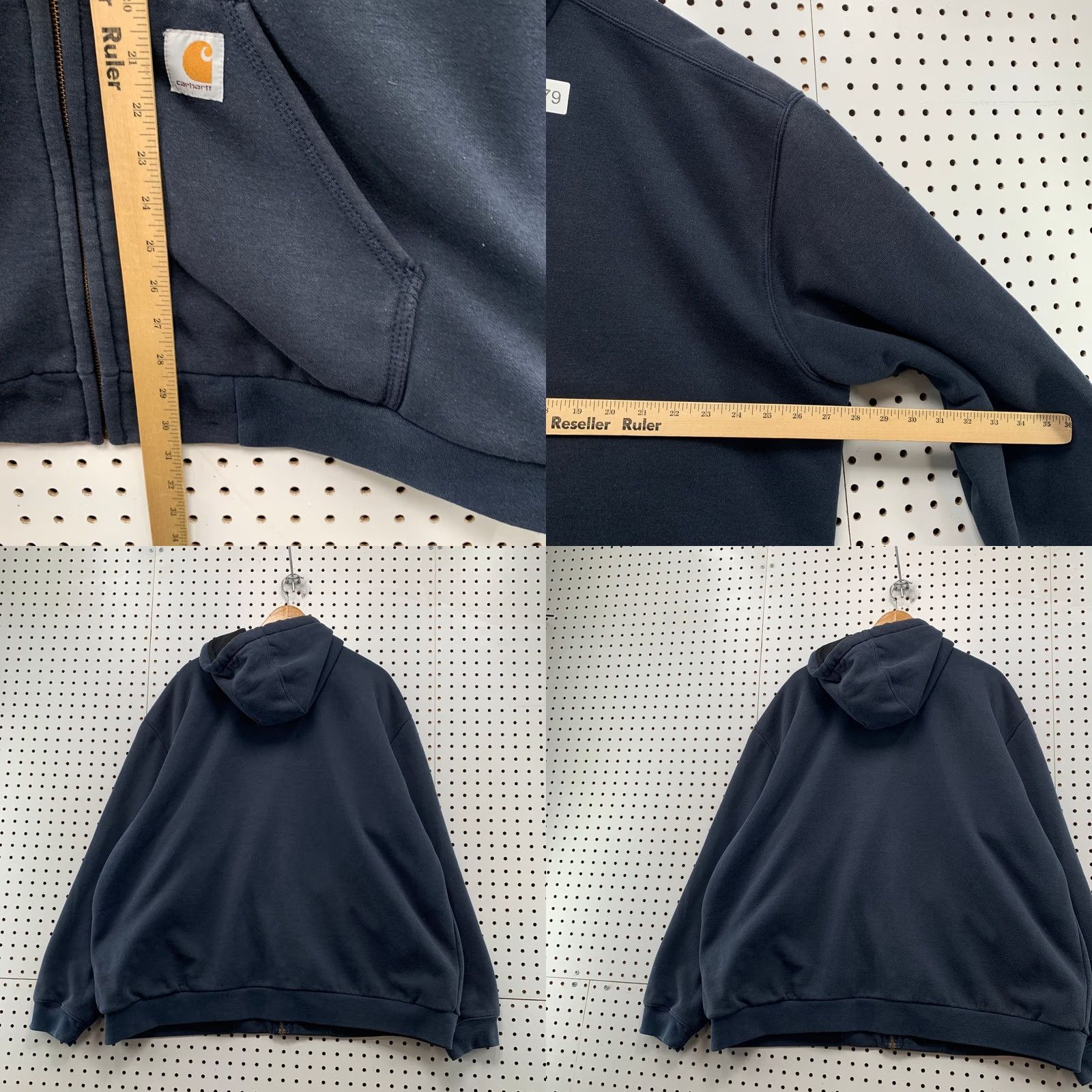Carhartt Carhartt Hoodie Sweatshirt Mens 2XL Thermal Lined Heavyweight Workwear Zip Up Beige Size US XXL / EU 58 / 5 - 9 Thumbnail