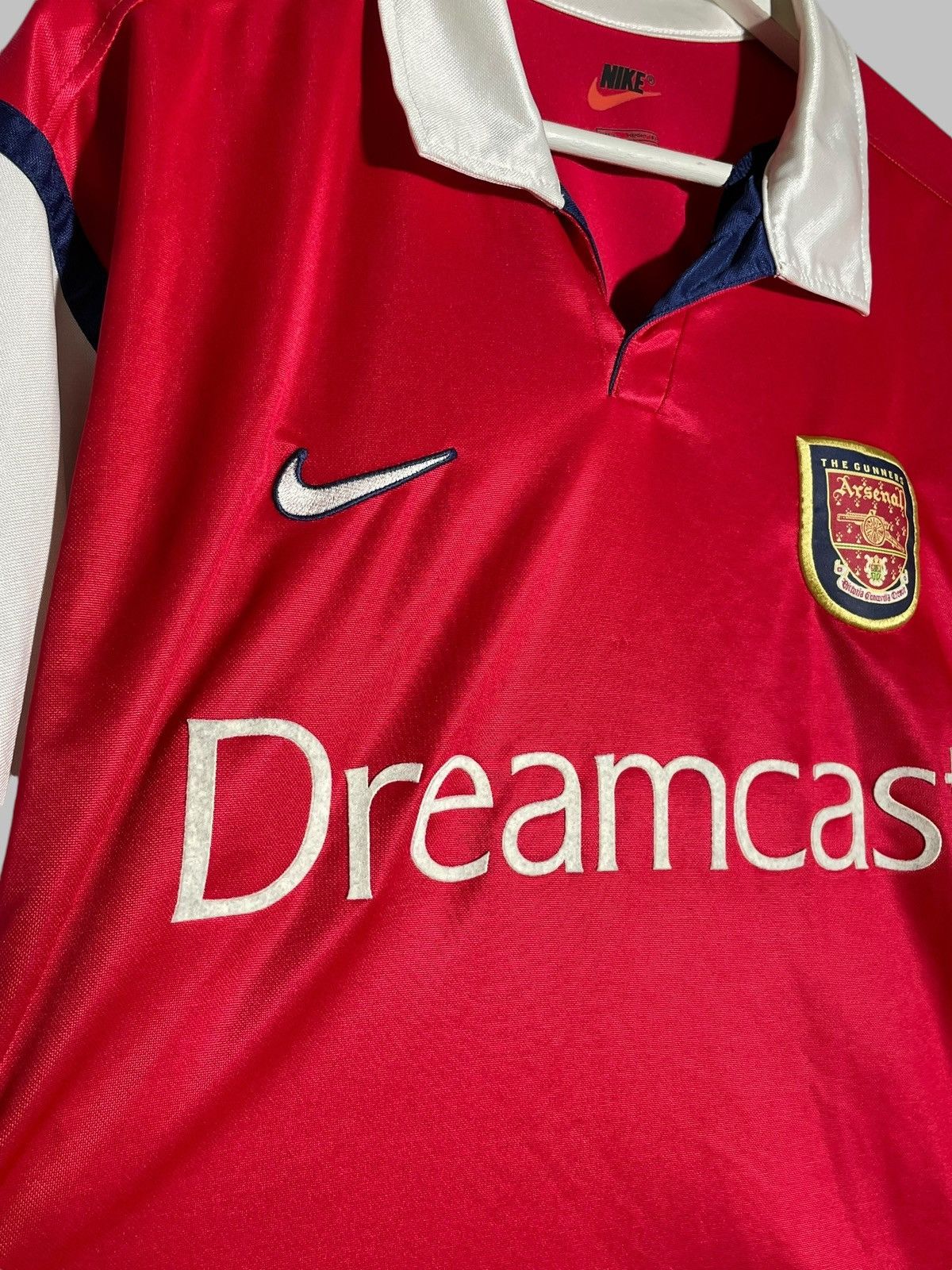 Nike × Vintage Arsenal FC Nike 1999/02 Vintage Home Football Shirt Size US L / EU 52-54 / 3 - 6 Thumbnail