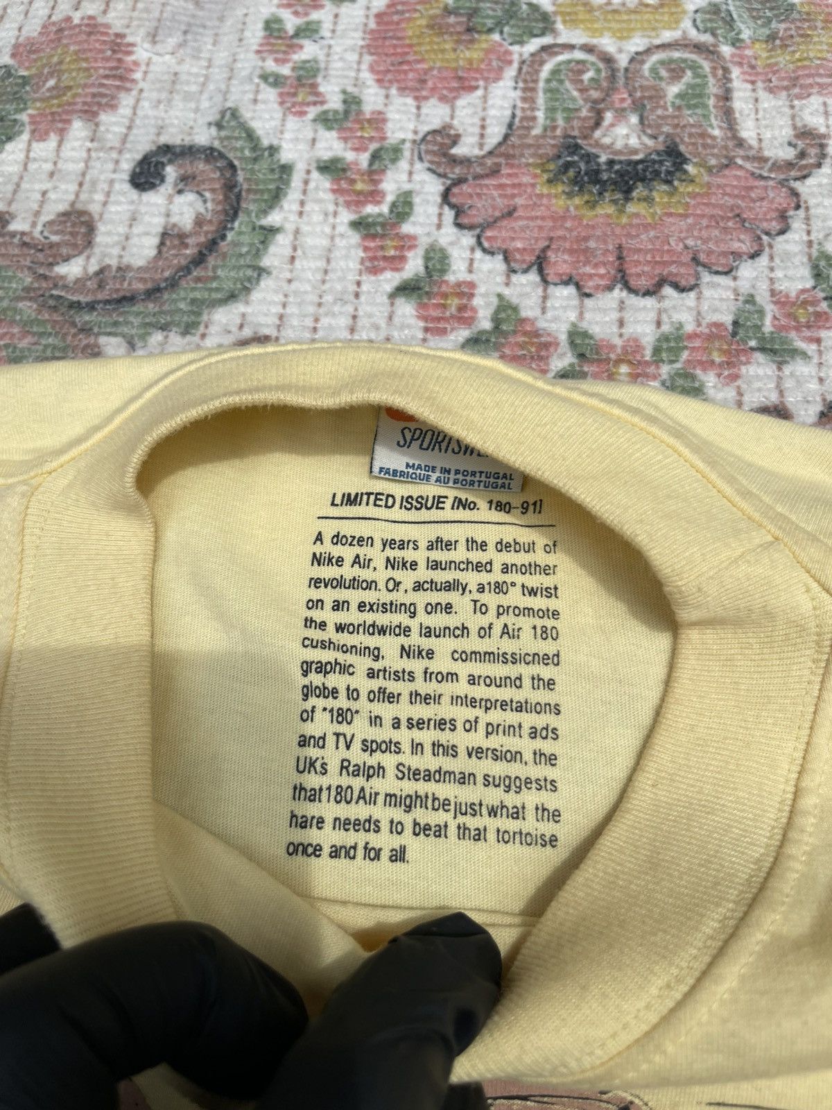Nike Vintage Nike 180 Ralph Steadman T-shirt Size US L / EU 52-54 / 3 - 4 Thumbnail