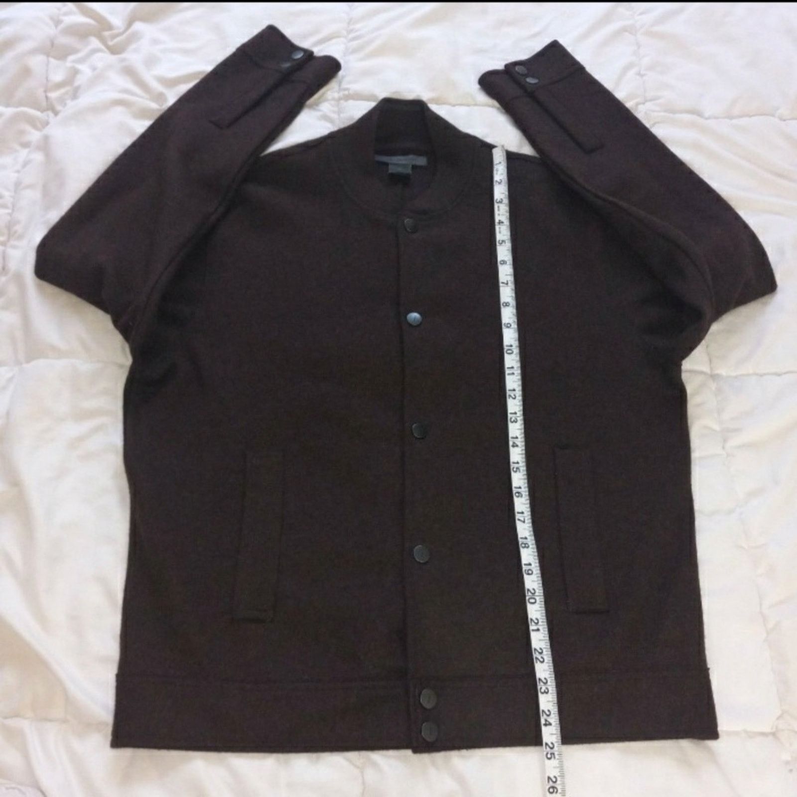 John Varvatos John Varvatos Italian Merino Wool Teddy Jacket size M Size US M / EU 48-50 / 2 - 5 Thumbnail