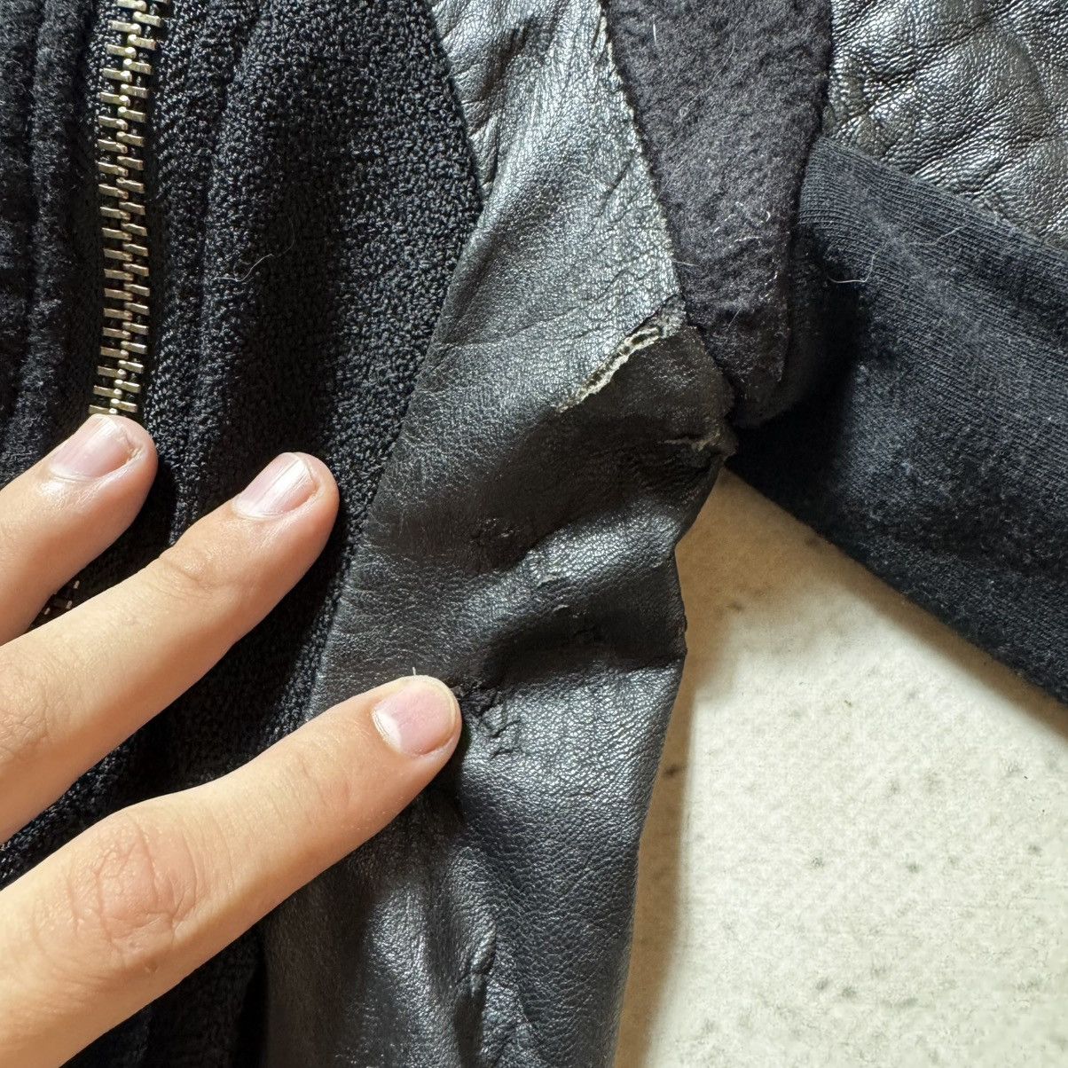 Helmut Lang archive lather jacket helmut lang opium playboy carti style Size L / US 10 / IT 46 - 7 Thumbnail