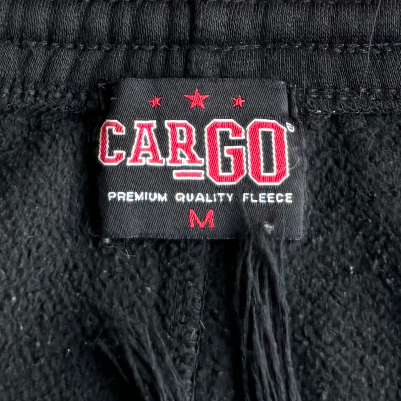 JNCO × Japanese Brand × Vintage Vintage Y2K Baggy Grunge Opium Black Cargo Sweatpants Size US 40 / EU 56 - 3 Thumbnail