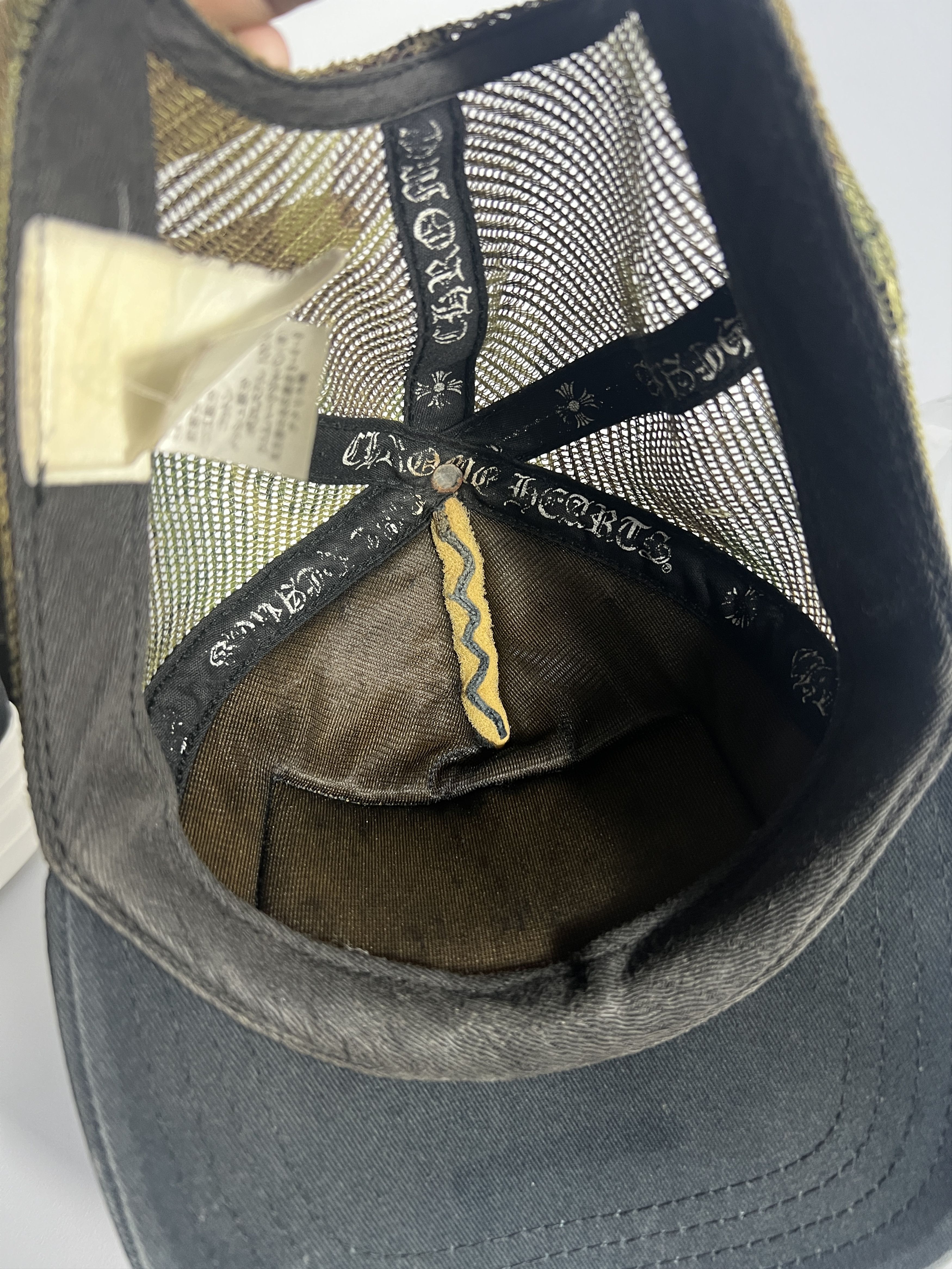 Chrome Hearts Chrome Hearts CH Hollywood USA Trucker Hat Black/Camo Size ONE SIZE - 6 Thumbnail
