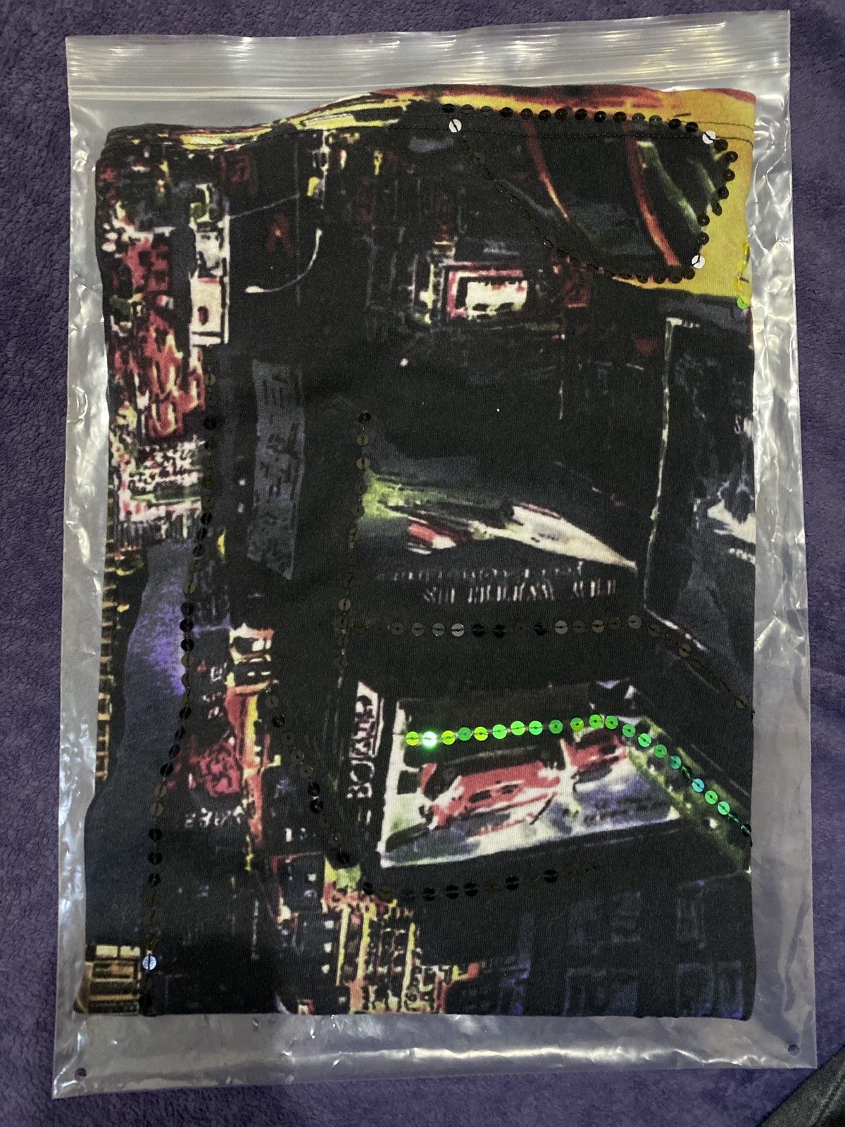 Supreme Skyline Sequin L/S Top Night