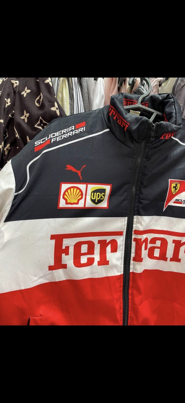 Vintage Vintage Racing Ferrari jacket big logo size L Size US L / EU 52-54 / 3 - 3 Thumbnail