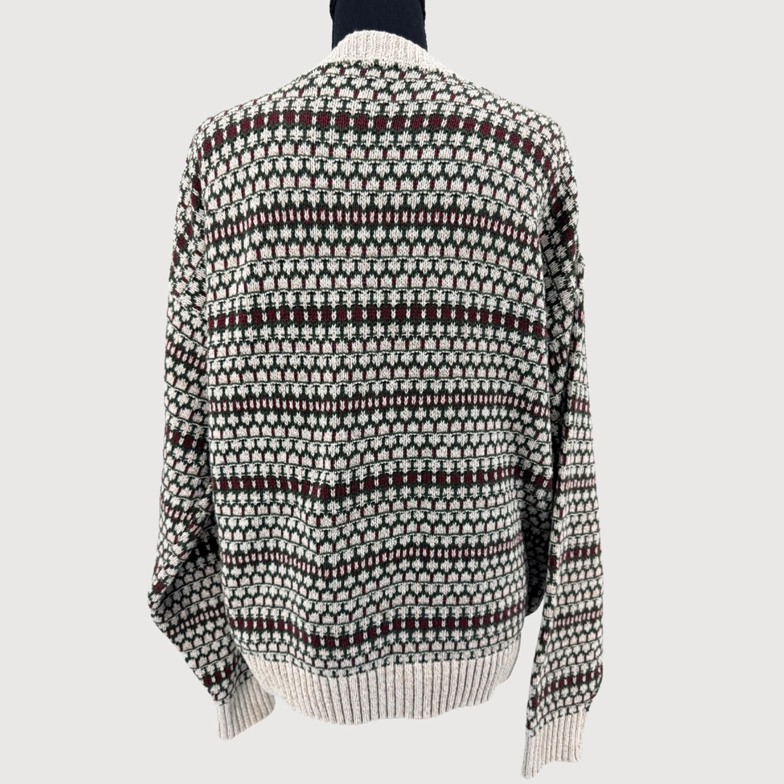 Other Vintage Liberty Old Glory Fair Isle Sweater M 100% Cotton Size US M / EU 48-50 / 2 - 4 Thumbnail
