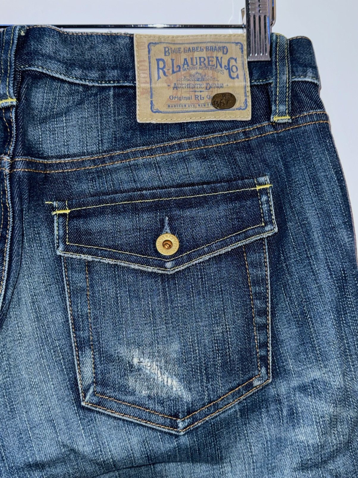 Ralph Lauren Ralph Lauren Blue Label Ricky 867 Bootcut Jeans 2007 W30 Size 31" - 11 Thumbnail