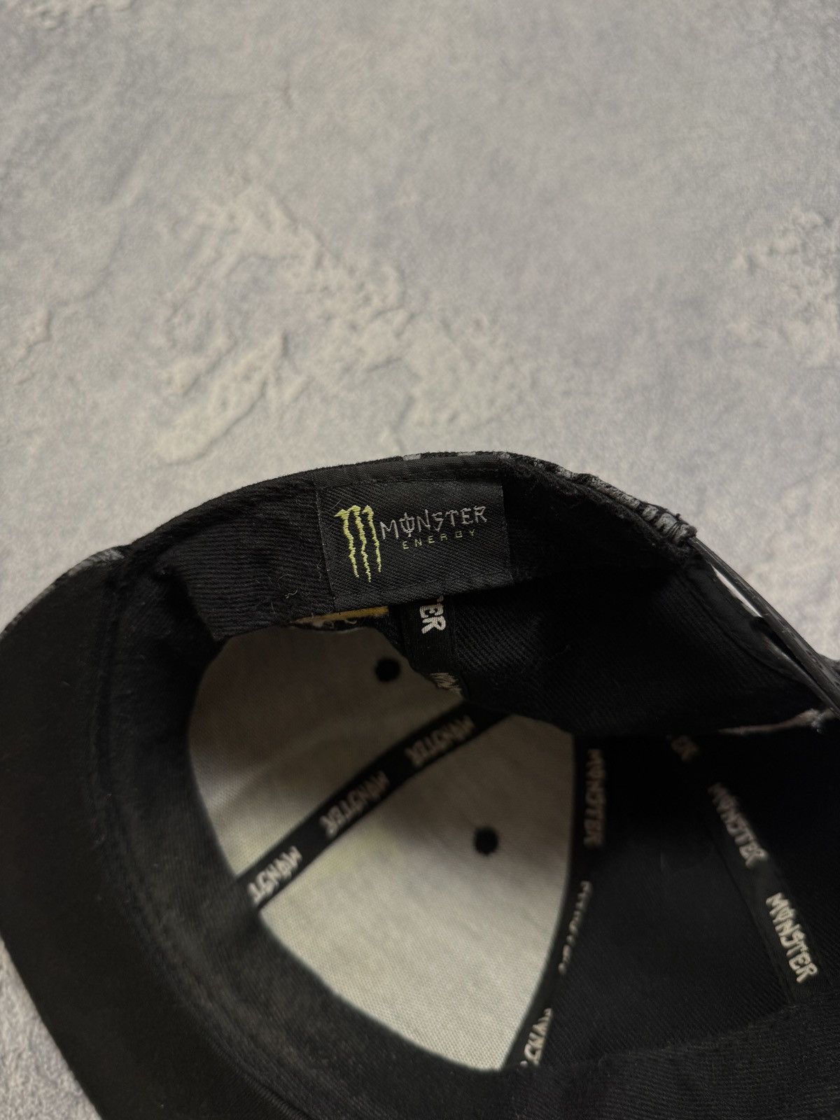 Vintage Vintage Y2K Monster Energy hat cap race moto skate baggy DC Size ONE SIZE - 7 Thumbnail