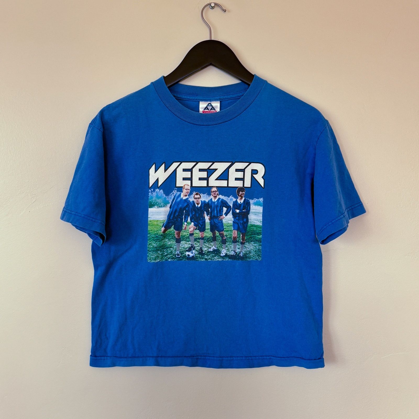 希少 WEEZER 2002 JAPAN TOUR ヴィンテージtシャツ M 希少】WEEZER 2002 JAPAN TOUR Tシャツ ヴィンテージ - メルカリ