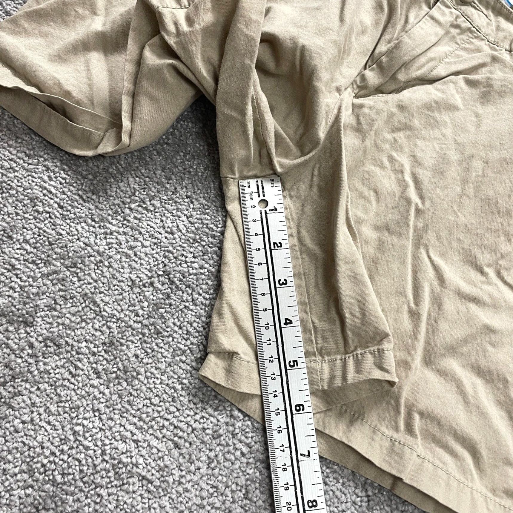 Vintage Columbia Shorts Women 12 Brown Cotton Mid Rise Outdoor Hiking Casual 34x5.5 Women Size 34" / US 12 / IT 48 - 7 Thumbnail