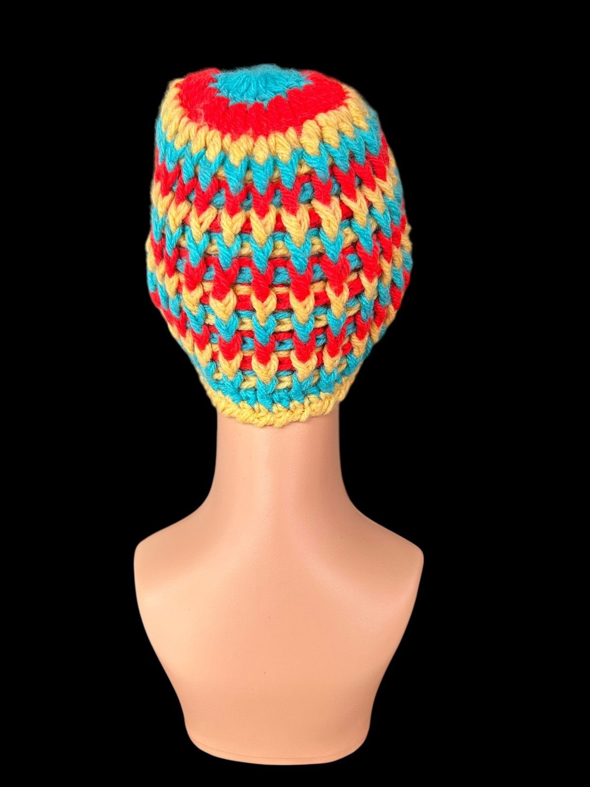 Japanese Brand × Kapital × Vintage Crochet Knitted Handmade Beanie Hats Size ONE SIZE - 4 Thumbnail
