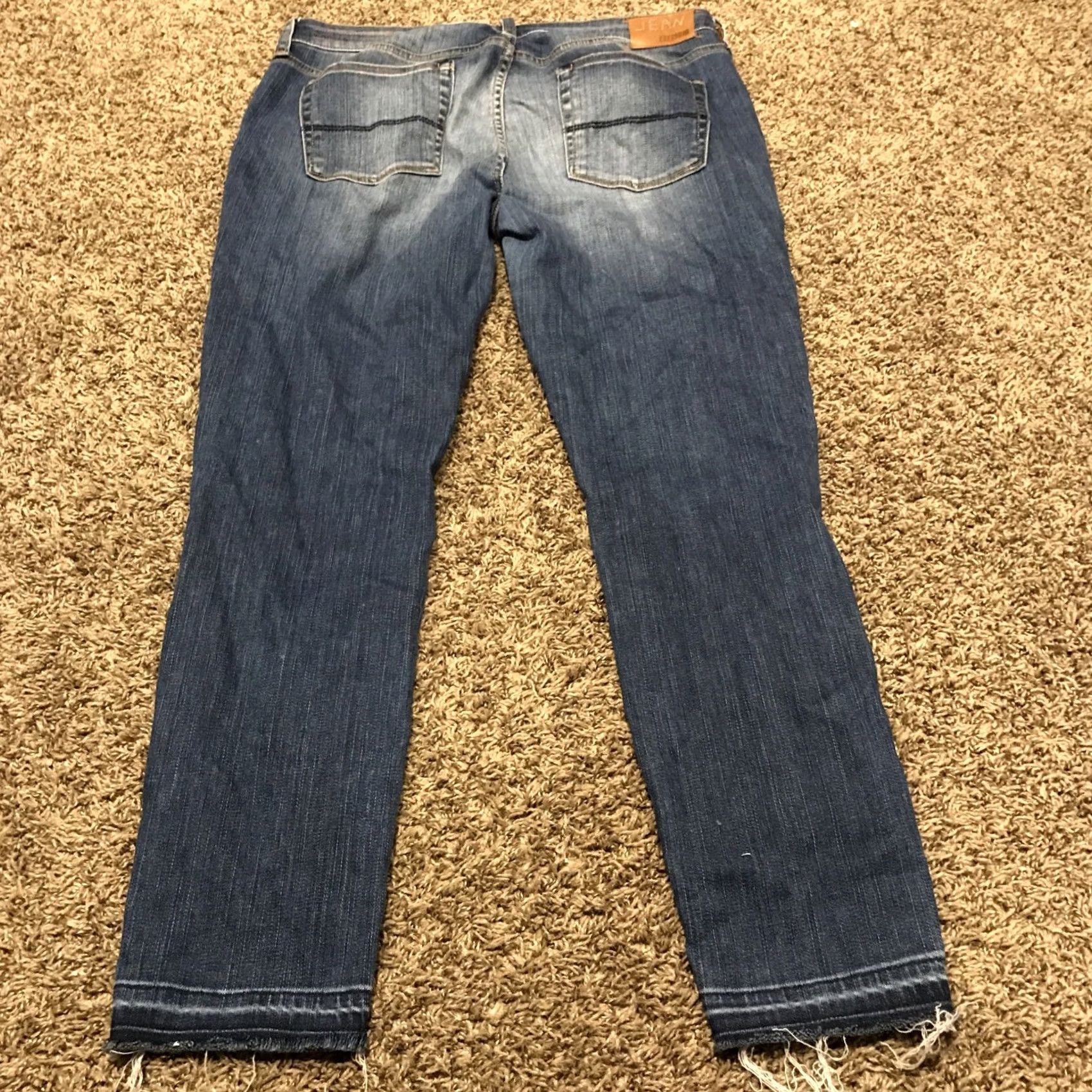 Vintage Style Jeans Womens 30 Patty Cotton Blend Straight Denim Blue 32W 27L Regular Size 30" / US 8 / IT 44 - 4 Thumbnail