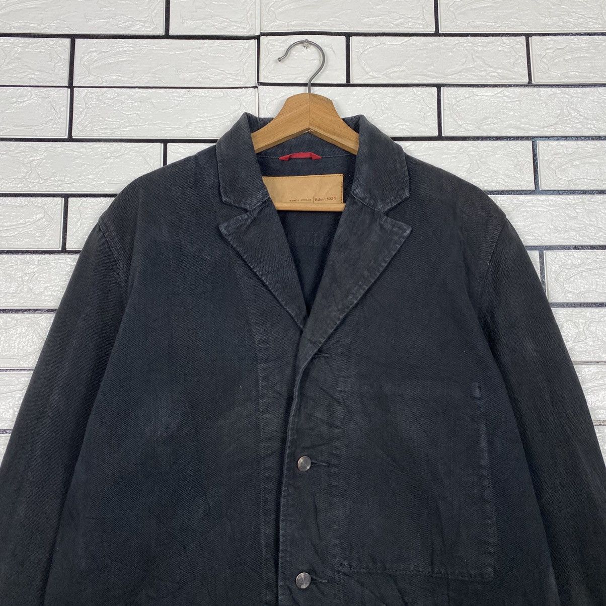 Japanese Brand 📌Vintage Chore Jacket Edwin 503 Duck Canvas Size US S / EU 44-46 / 1 - 4 Thumbnail