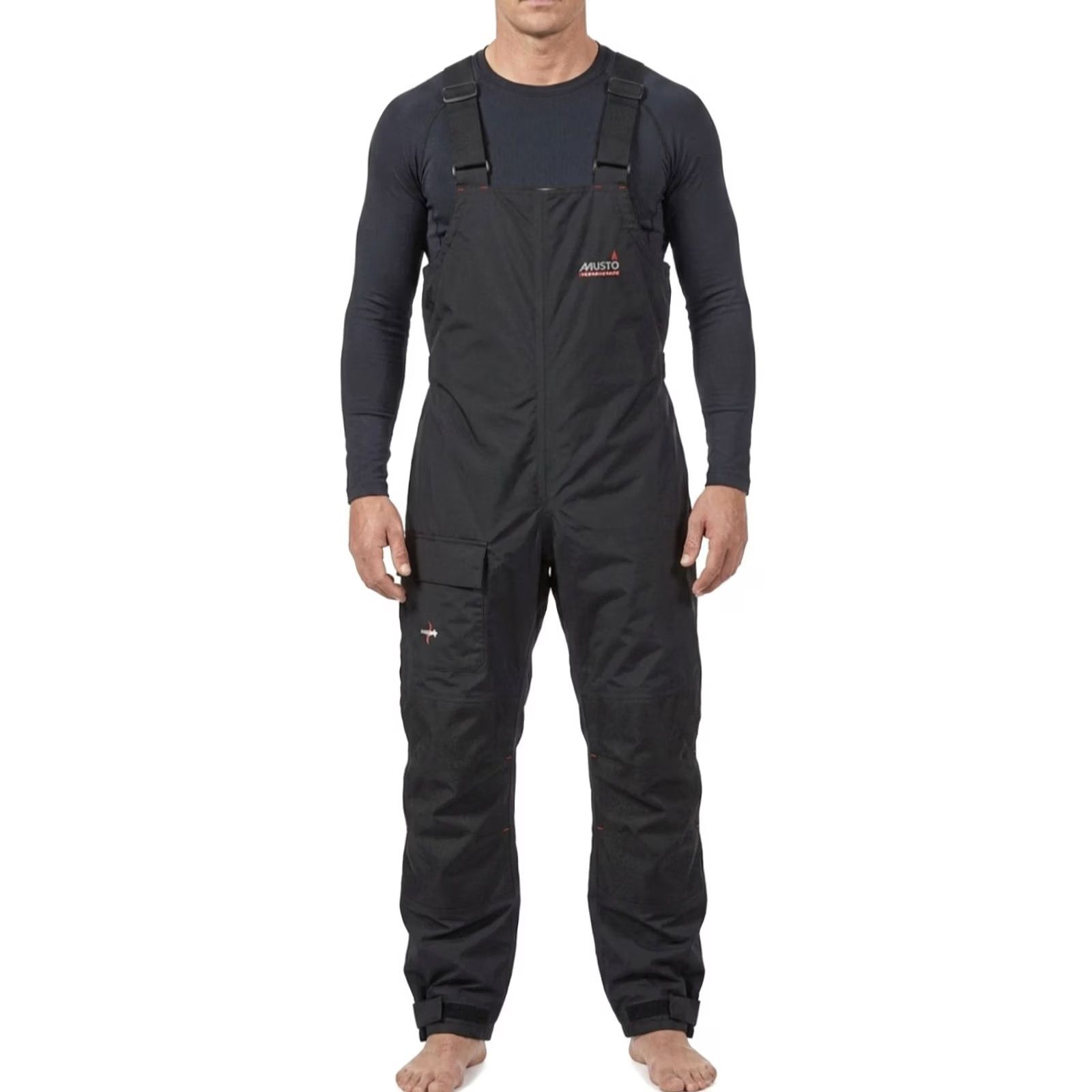 Musto MUSTO PERFORMANCE Sailing Trousers Men XXL Black Salopettes Yachting Waterproof Breathable 36in Inseam Size US 39 - 2 Thumbnail