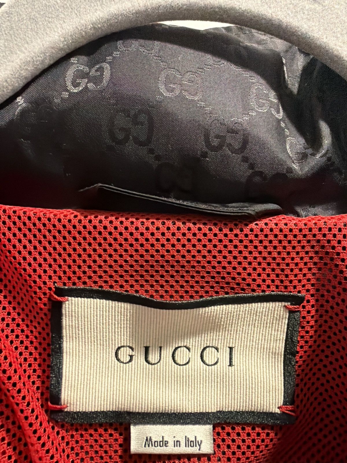 Gucci Gucci GG Monogram Web Stripe Windbreaker Jacket Black Size US S / EU 44-46 / 1 - 5 Thumbnail