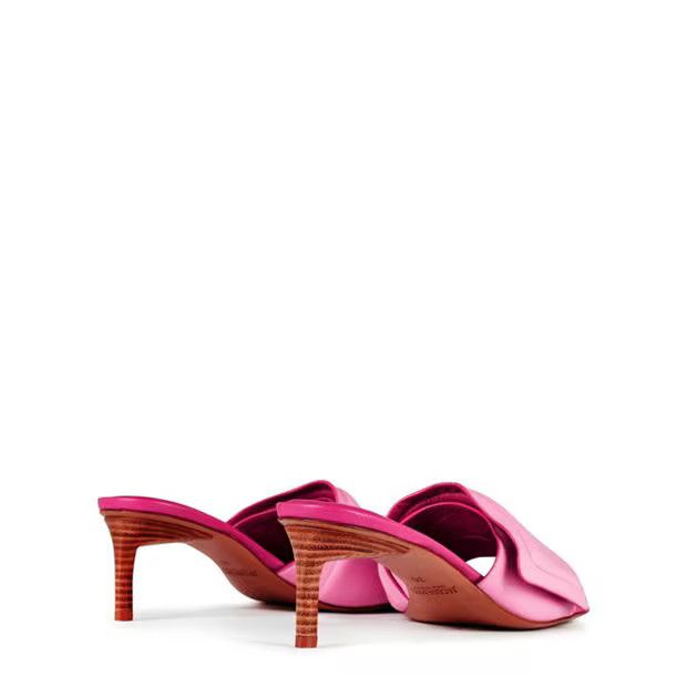 Jacquemus o1g2r1mq1024 Heeled Mules in Pink Size US 9 / IT 39 - 4 Thumbnail