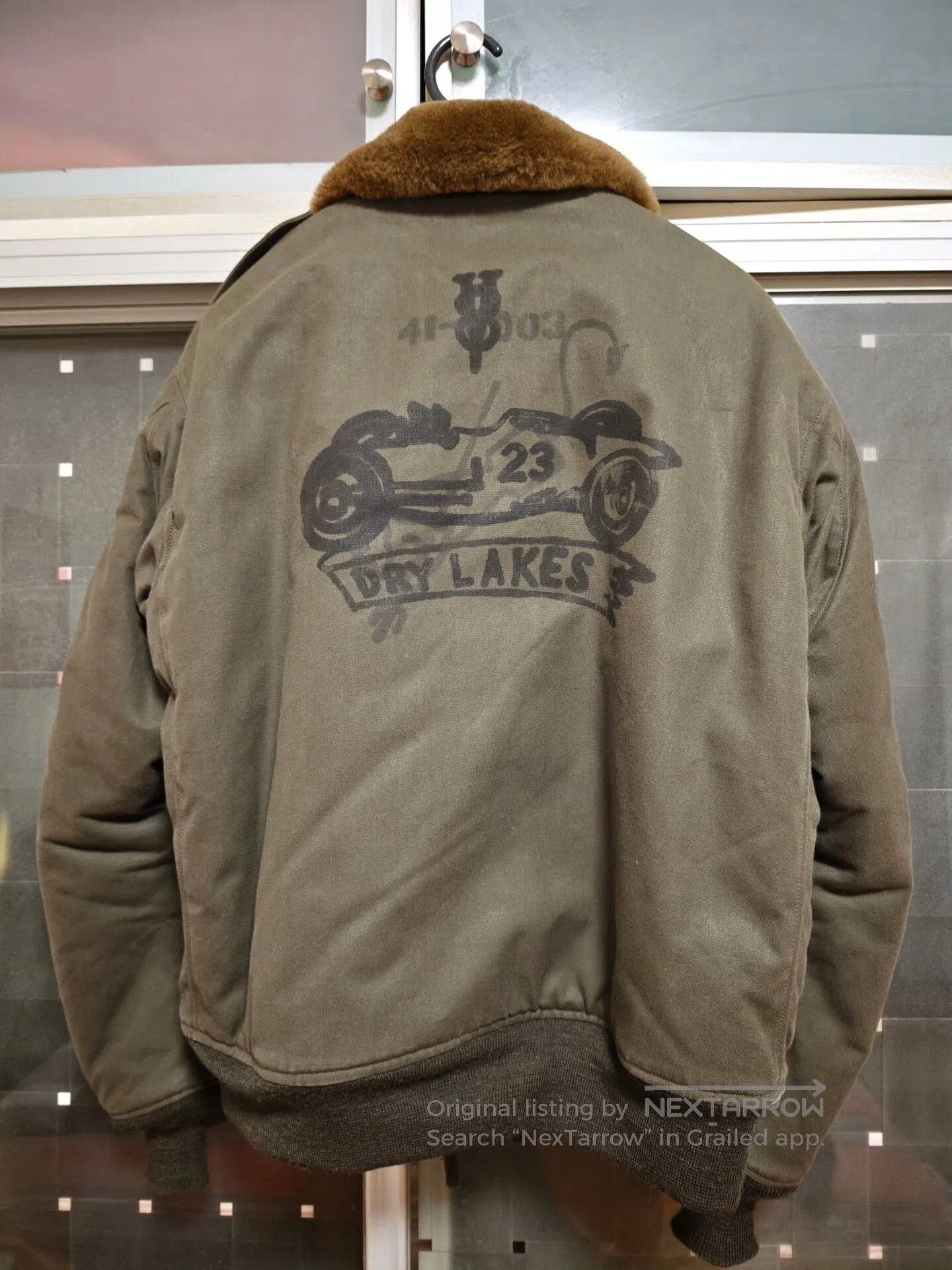 Freewheelers Freewheelers B10 Flight Jacket with Skull Design. Size US XXS / EU 40 - 2 Thumbnail