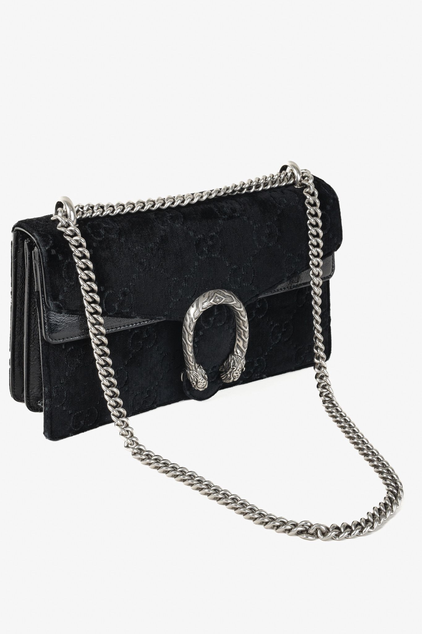 Gucci Gucci Velvet GG Monogram Dionysus Shoulder Bag Size ONE SIZE - 6 Thumbnail