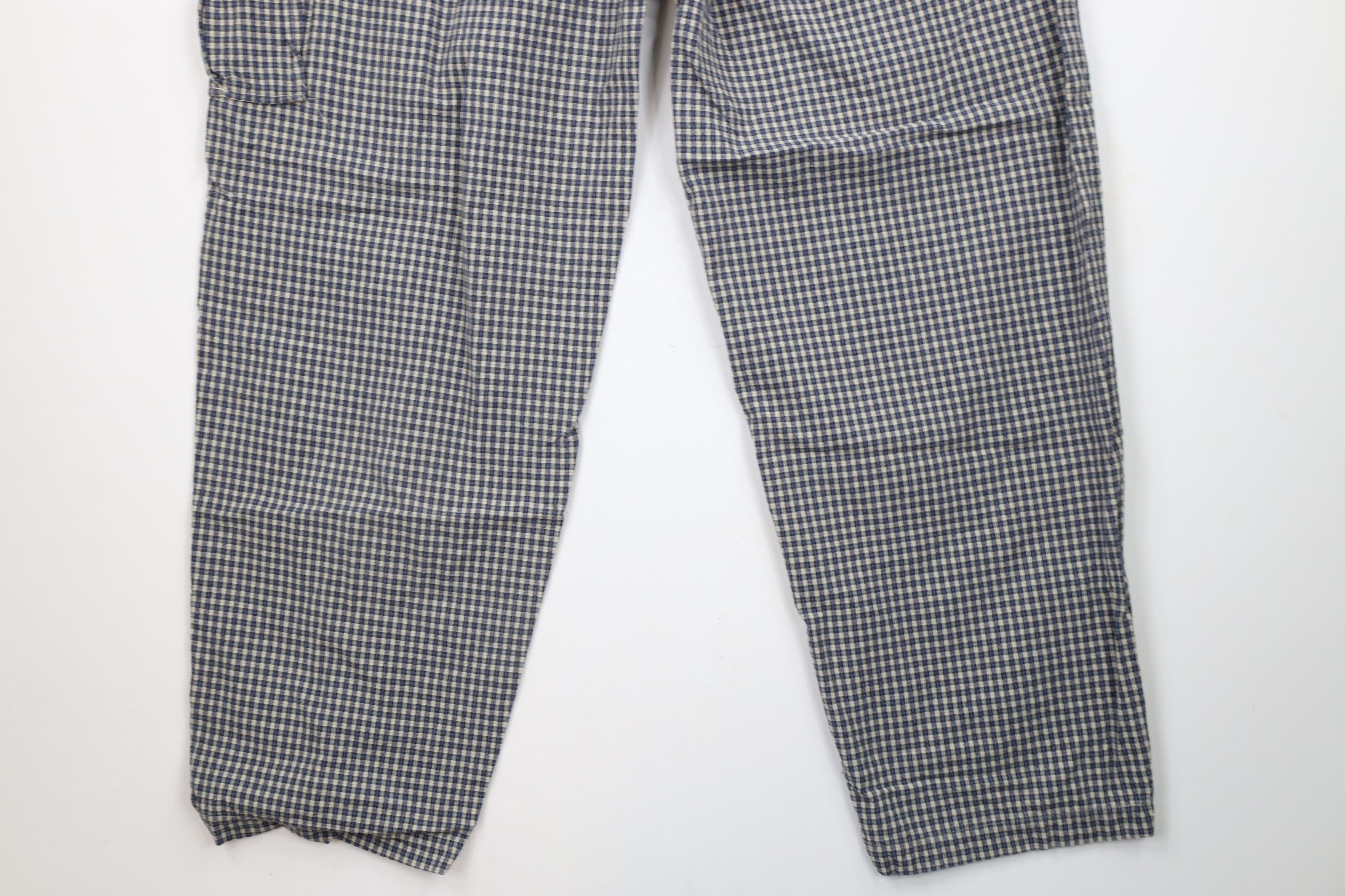 Vintage Vintage 90s Streetwear Wide Leg Cargo Harem Pants Plaid Size US 36 / EU 52 - 11 Thumbnail