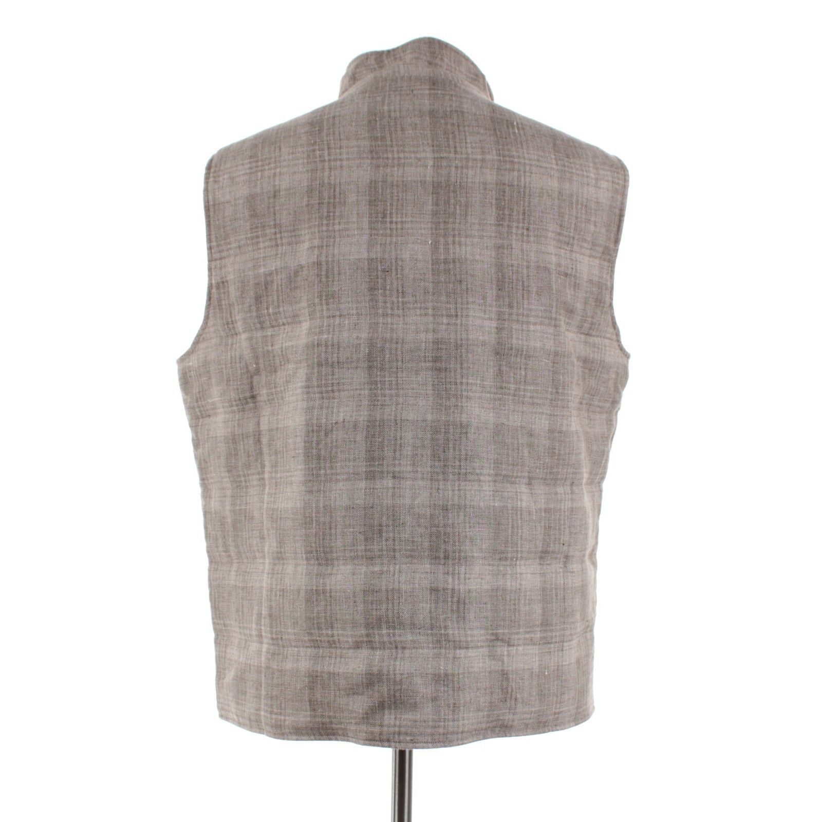 Peter Millar Peter Millar Vest Size XL US In Beige Linen Size US XL / EU 56 / 4 - 4 Thumbnail