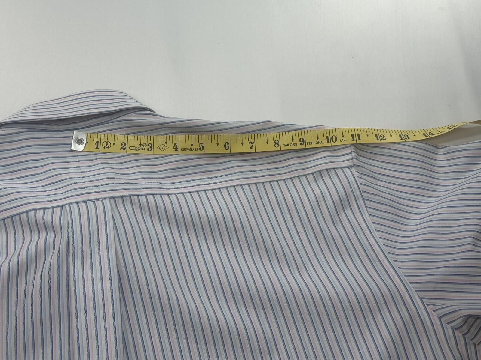 Other Forsyth of Canada 2-Ply Cotton No-Iron Button Up Blue Men XL Size US XL / EU 56 / 4 - 8 Thumbnail