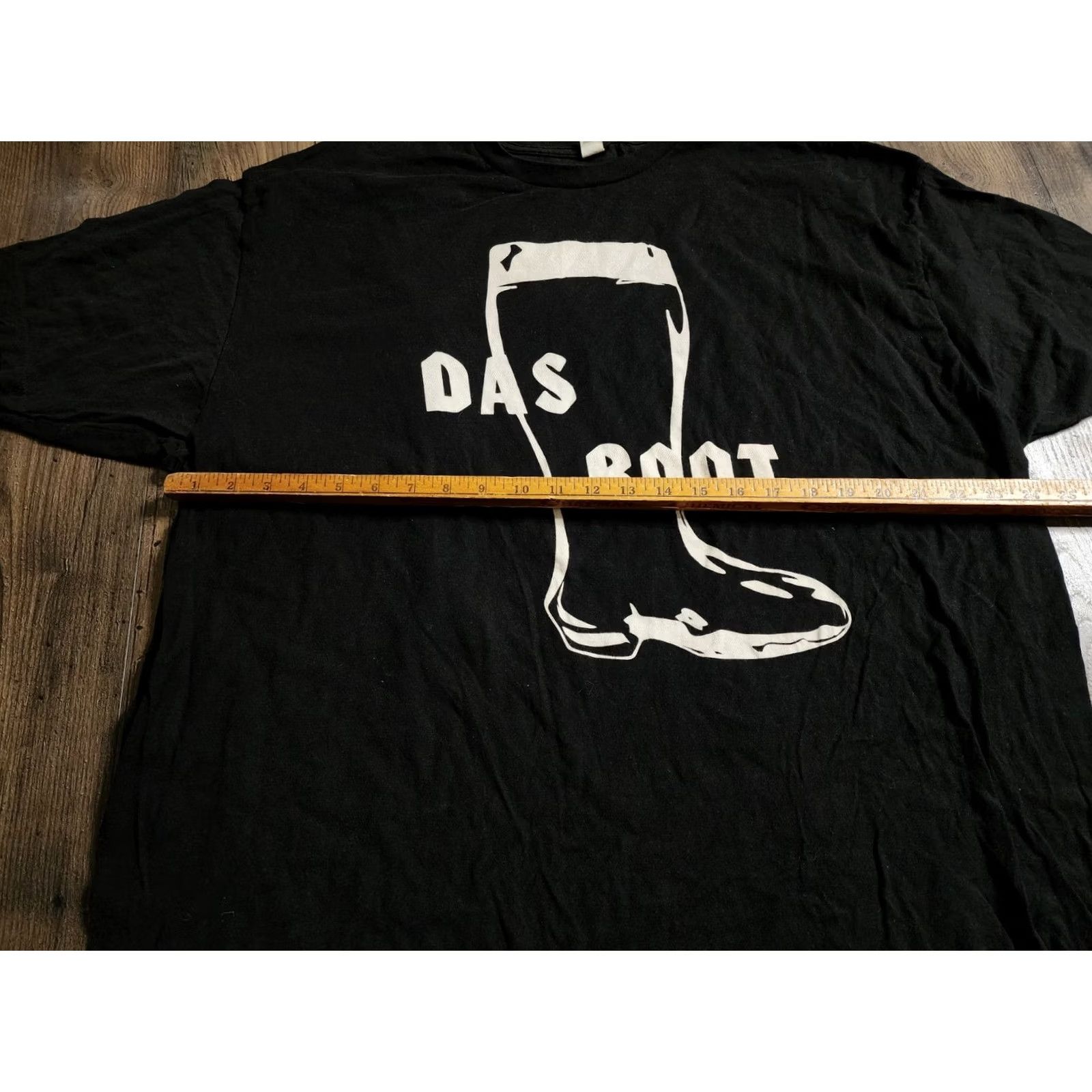 Tultex Mens 3XL Das Boot Hollerbach's German Restaurant Funny T Shirt Double Sided Tultex Black Cotton Short Sleeve Crew Neck Adult XXXL Mens Size US XXL / EU 58 / 5 - 3 Thumbnail