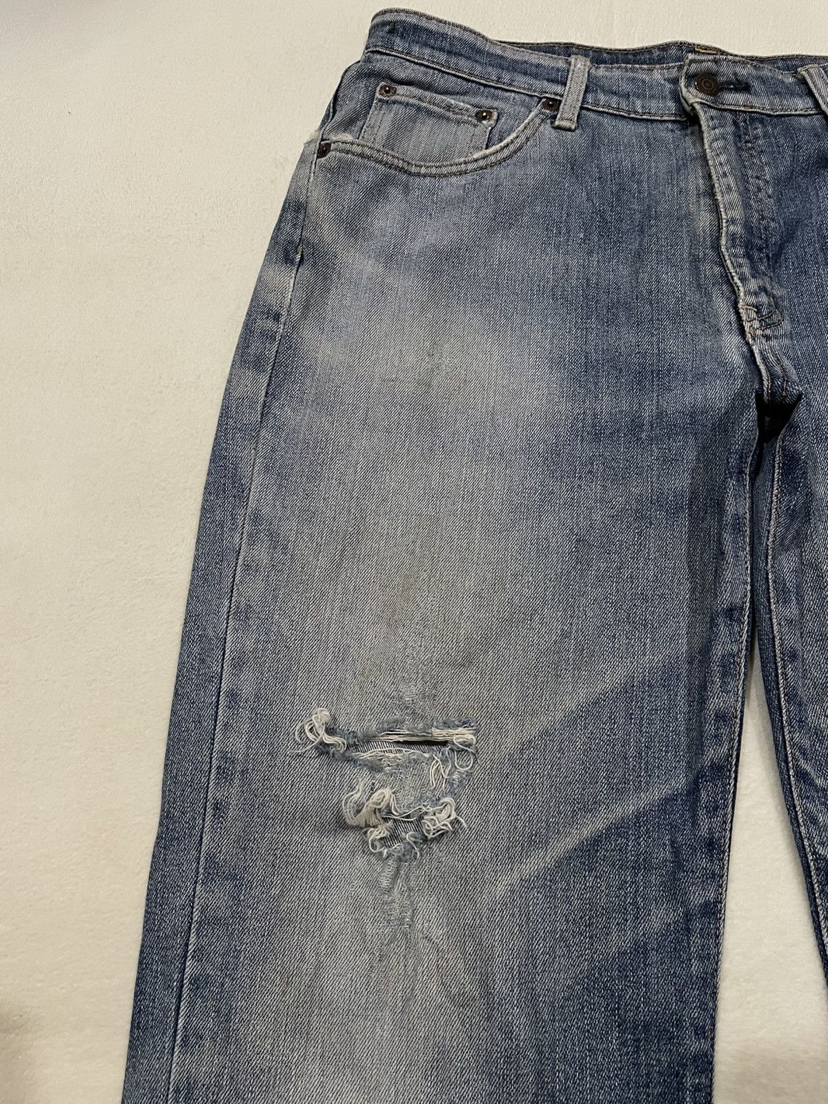 Edwin Vintage Edwin International Basic Distressed Mudwash Jeans Size US 34 / EU 50 - 5 Thumbnail