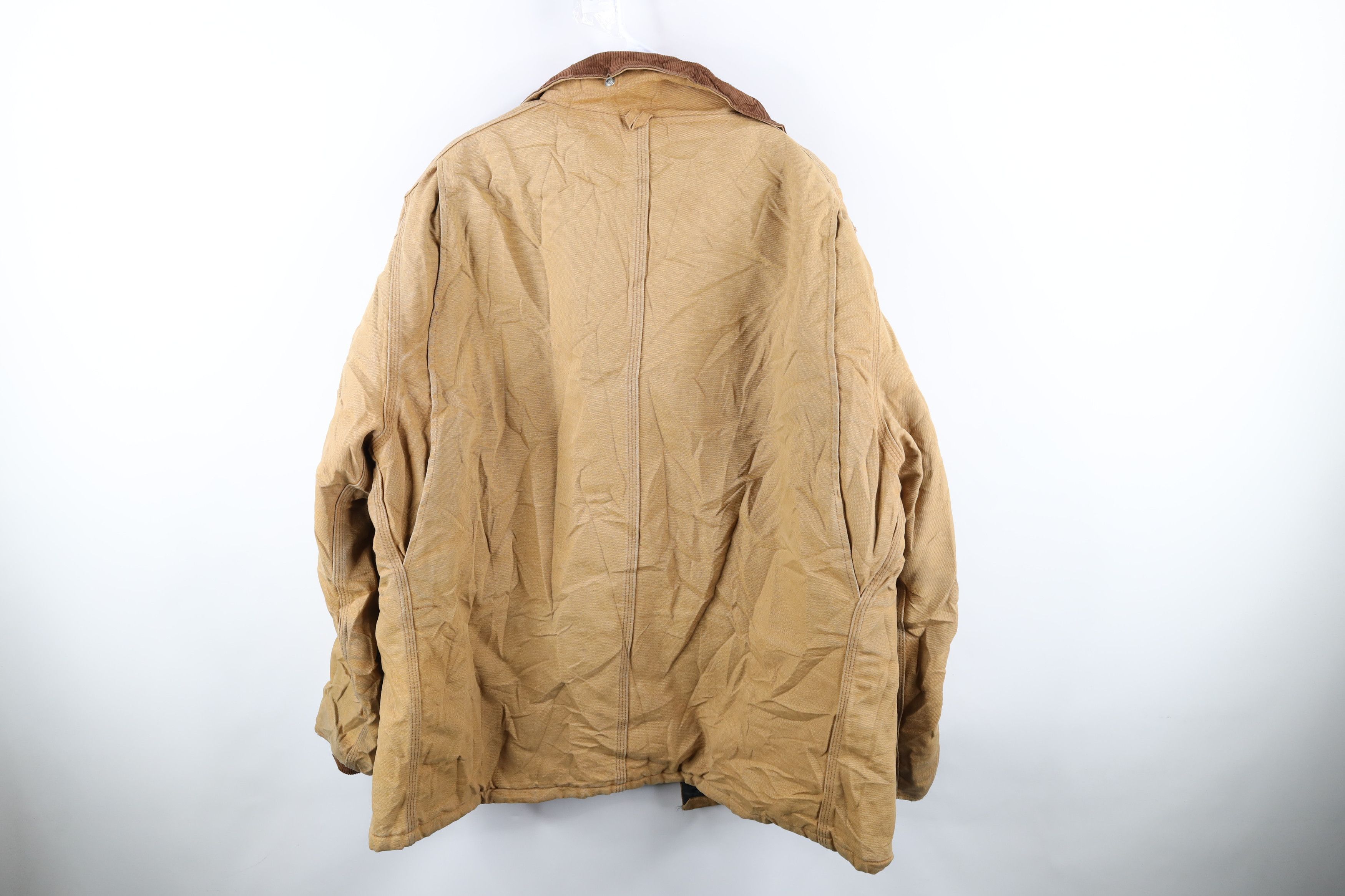 Carhartt Vintage 90s Carhartt Quilted Canvas Chore Barn Jacket Size US XXL / EU 58 / 5 - 9 Thumbnail