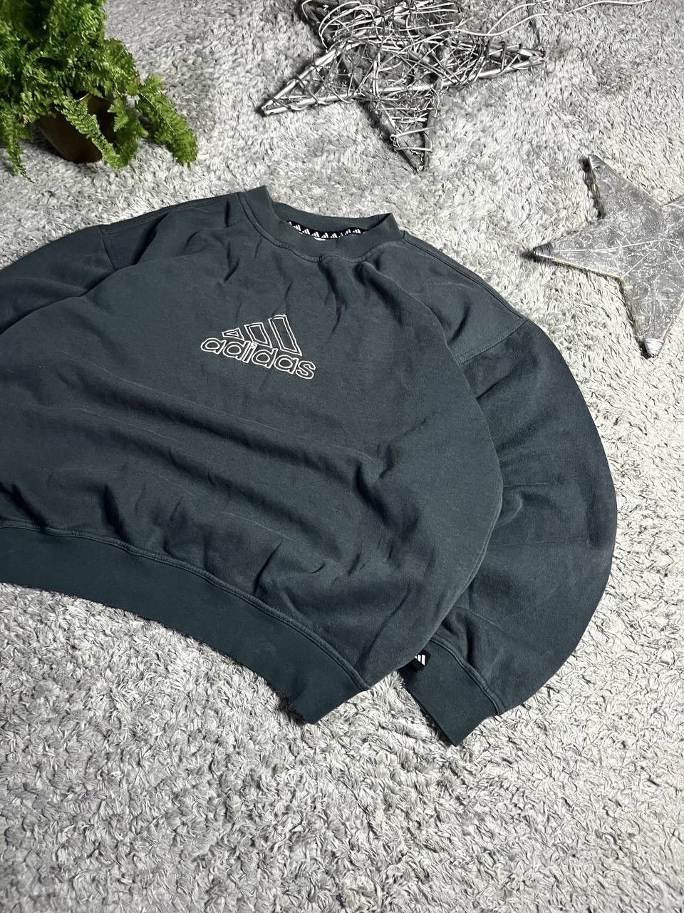 Adidas × Vintage 00s Adidas Sweatshirt Vintage Streetwear Big Logo Rare Size US S / EU 44-46 / 1 - 2 Thumbnail