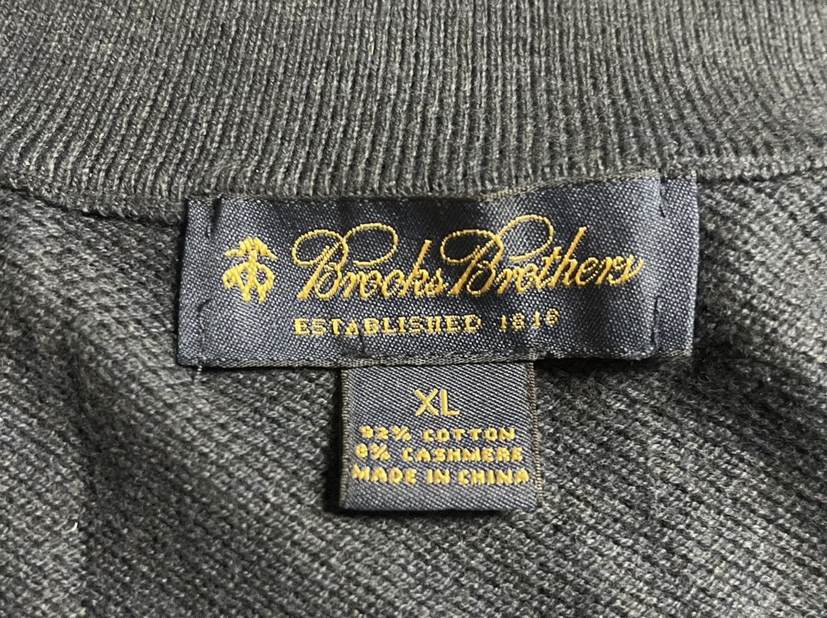 Brooks Brothers Navy Brooks Brothers Quarter Zip Sweater Size US XL / EU 56 / 4 - 4 Thumbnail
