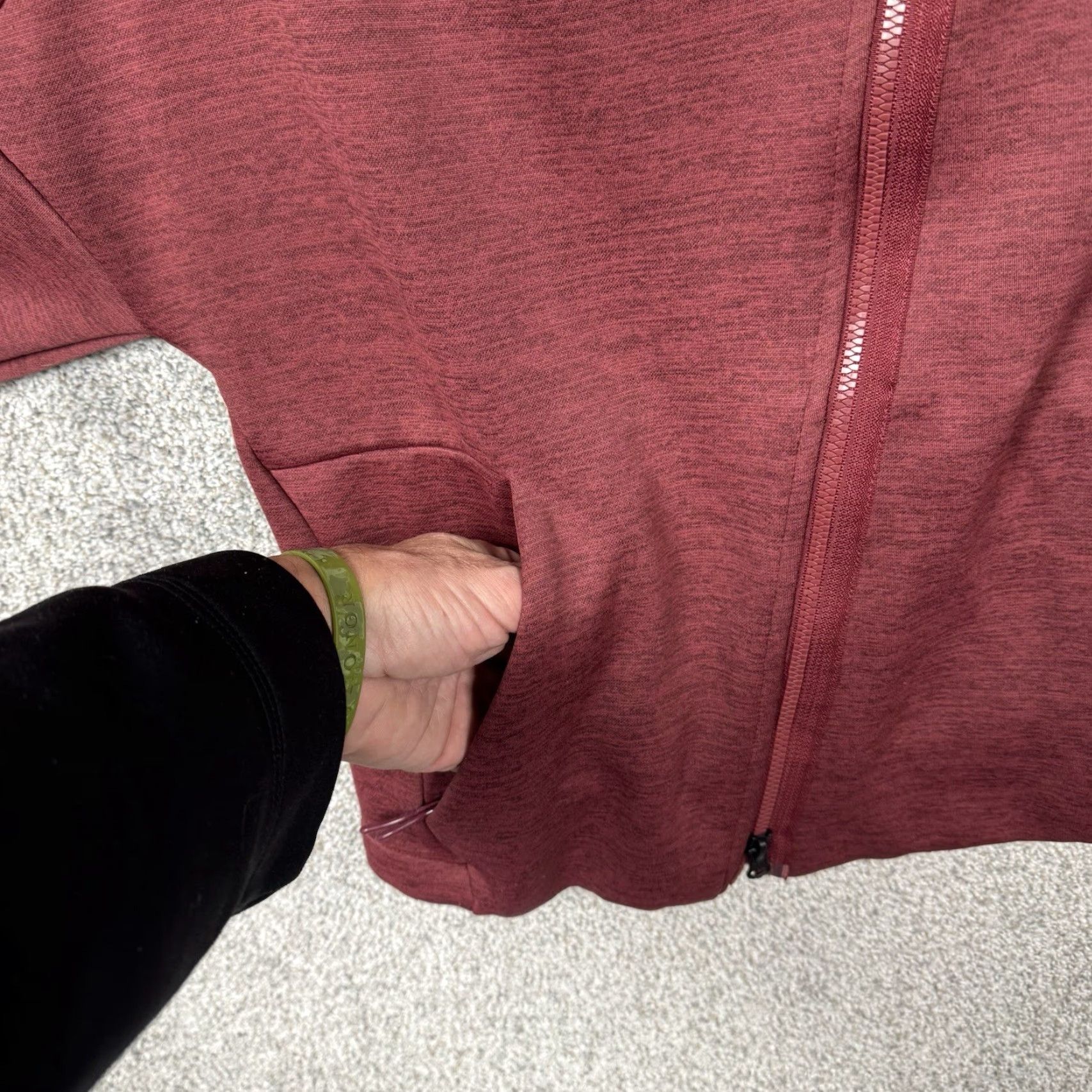 Adidas Adidas Z.N.E. Heartracer Jacket S Asymmetrical Zip Outdoor Performance Athletic Womens Red Zipper Pockets Full Zip Logo Casual Travel Size S / US 4 / IT 40 - 7 Thumbnail