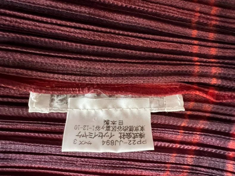 Issey Miyake Issey Miyake size:3 A red denim short-sleeved small coat Size L / US 10 / IT 46 - 6 Thumbnail
