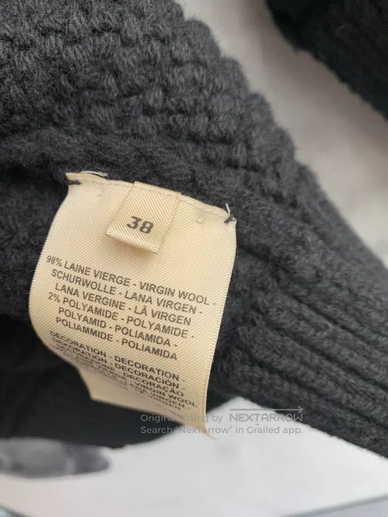 Hermes Hermes Black Cashmere Crewneck Sweater, Lock Stitch Jacqua Size XS / US 0-2 / IT 36-38 - 6 Thumbnail