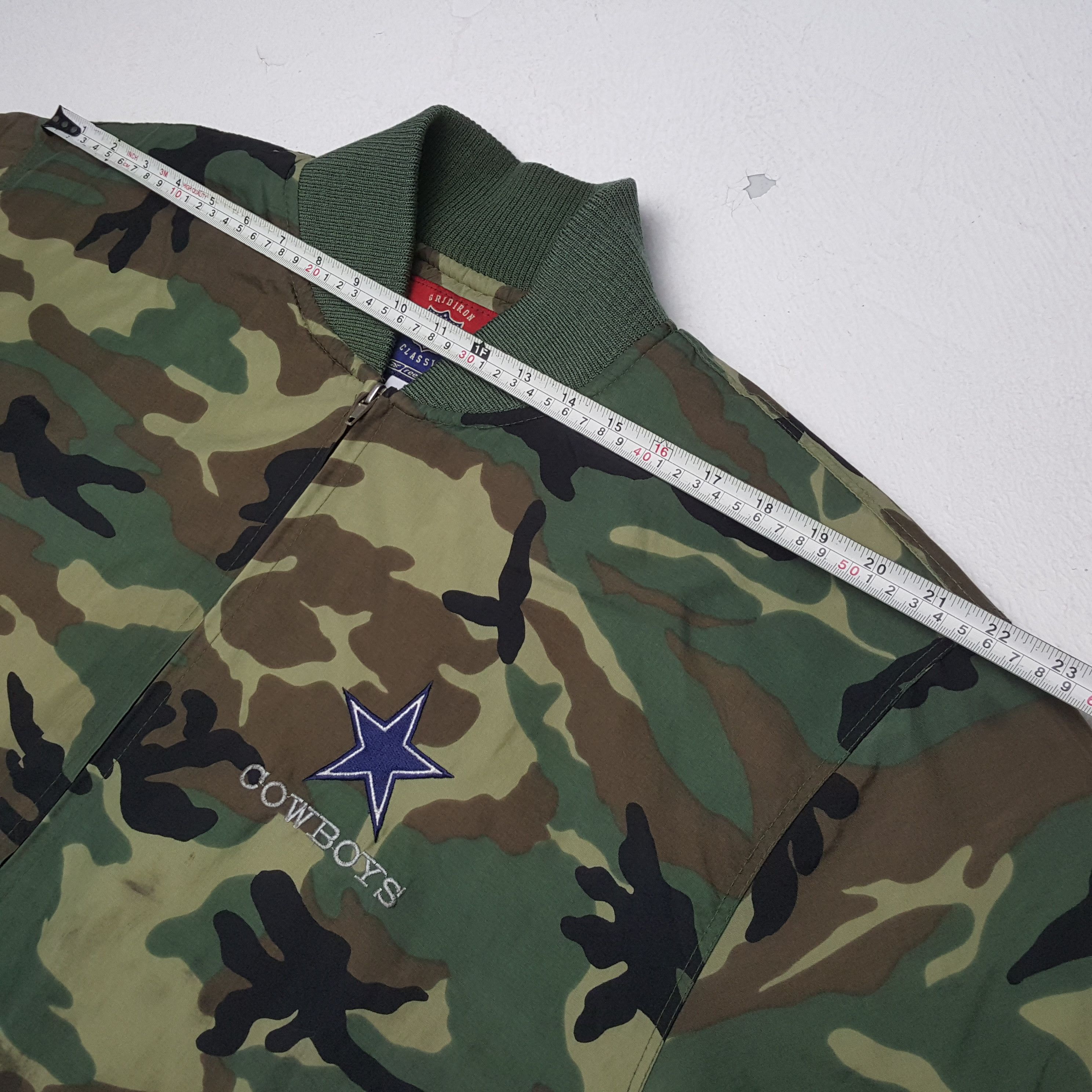 NFL × Reebok × Vintage Vintage Dallas COWBOYS NFL American Football Camo Jacket Size US XXL / EU 58 / 5 - 5 Thumbnail