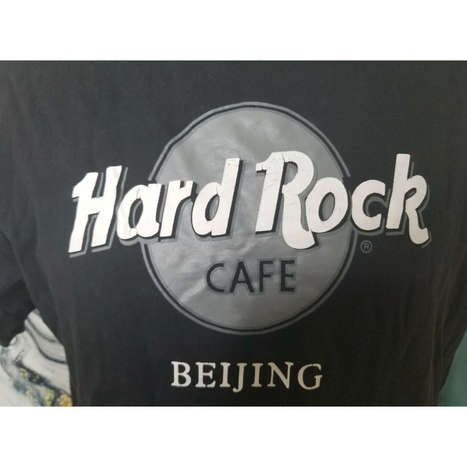 Hard Rock Cafe VINTAGE Hard Rock Cafe Beijing T-shirt Mens XL Black Crew Neck Short Sleeve 100% Cotton Graphic Print 90s Mens Size US XL / EU 56 / 4 - 3 Thumbnail