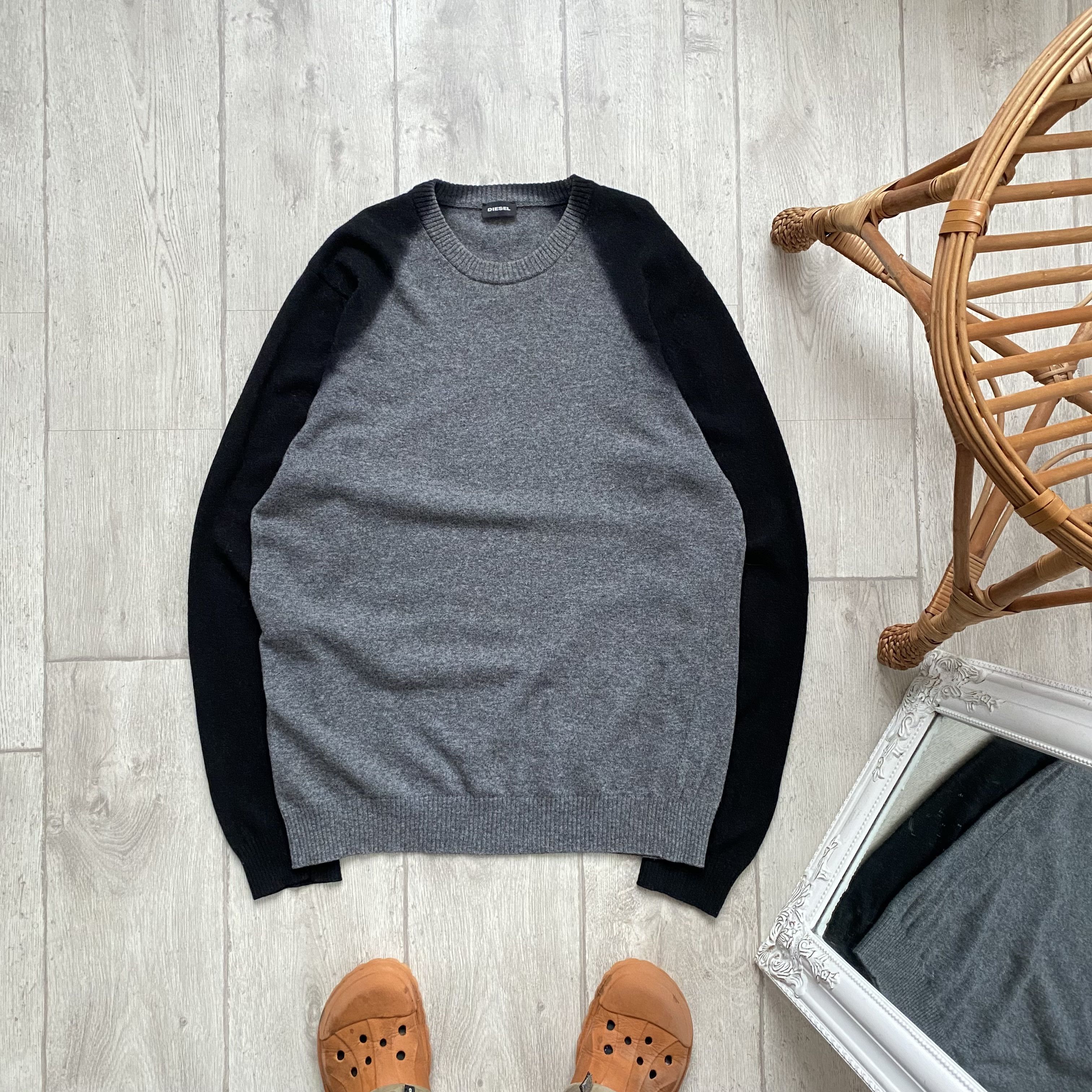 Diesel 🔥 Vintage 00s Diesel Wool knit Sweater Avantgarde Pullover Size US XL / EU 56 / 4 - 1 Thumbnail