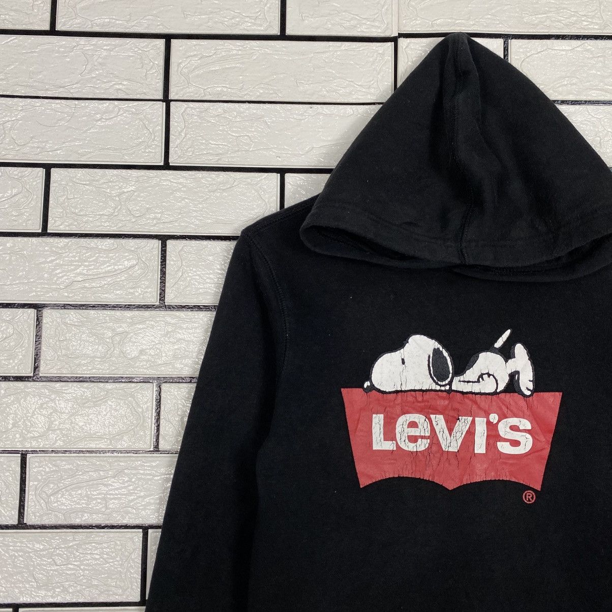 Levi's 📌Hoodie Pull Over Levi's Big Logo Snoopy Size US M / EU 48-50 / 2 - 8 Thumbnail