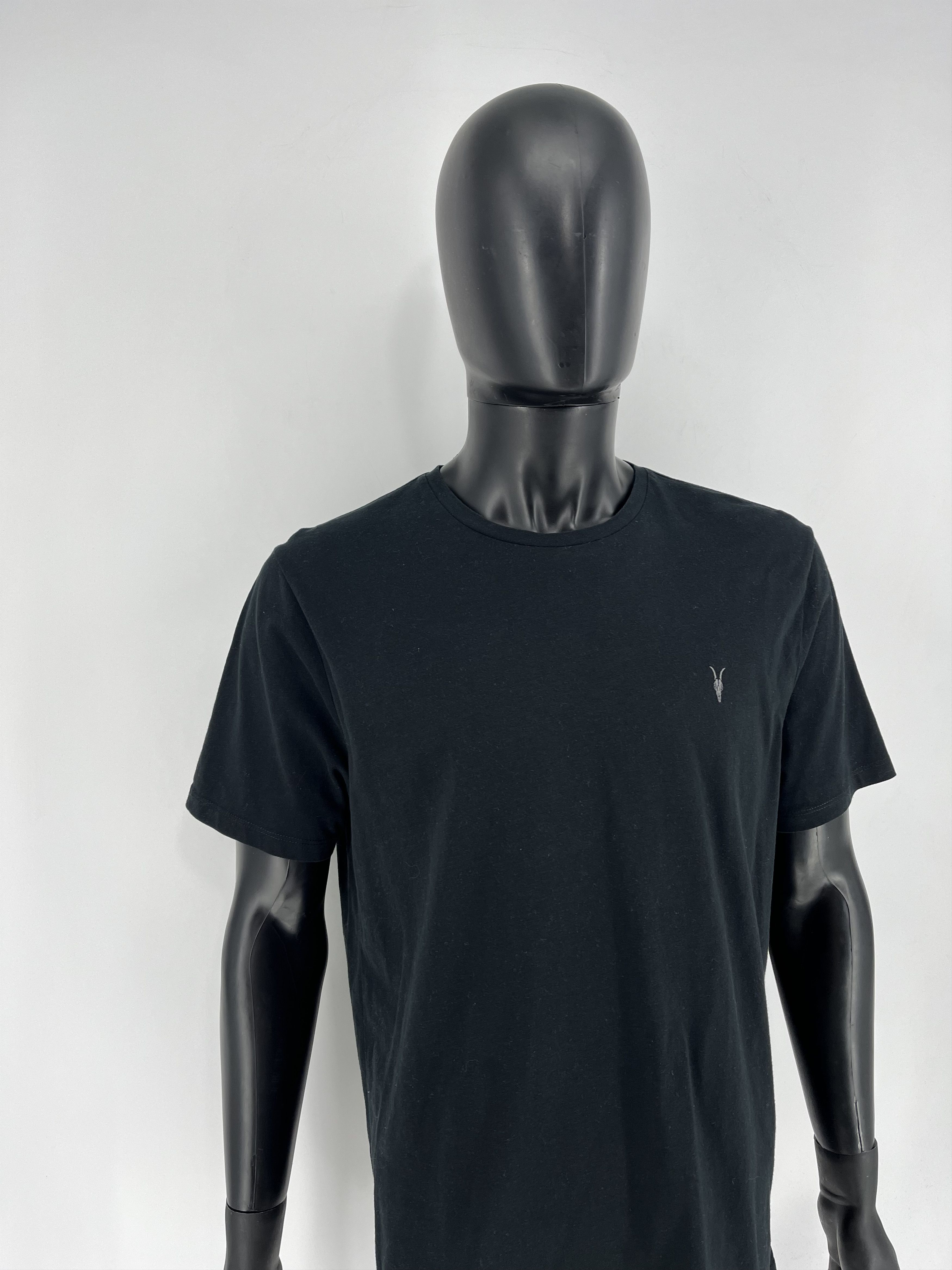 Allsaints Vintage Basic Allsaints Mini Logo Basic Tee Old Money Size US XXL / EU 58 / 5 - 3 Thumbnail