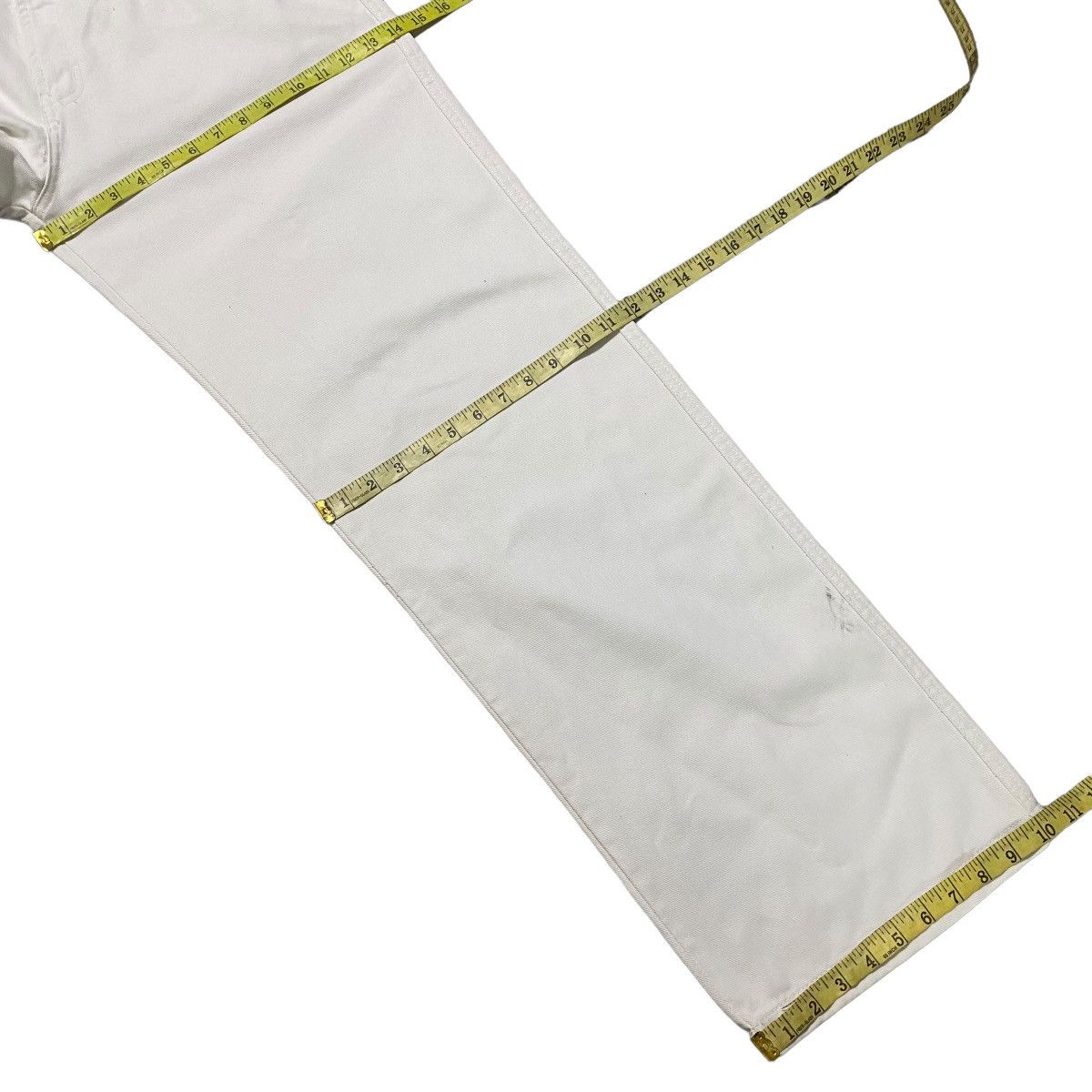 Vintage Vintage ZONZ White Denim Baggy Wide Leg Pants Size US 32 / EU 48 - 22 Thumbnail