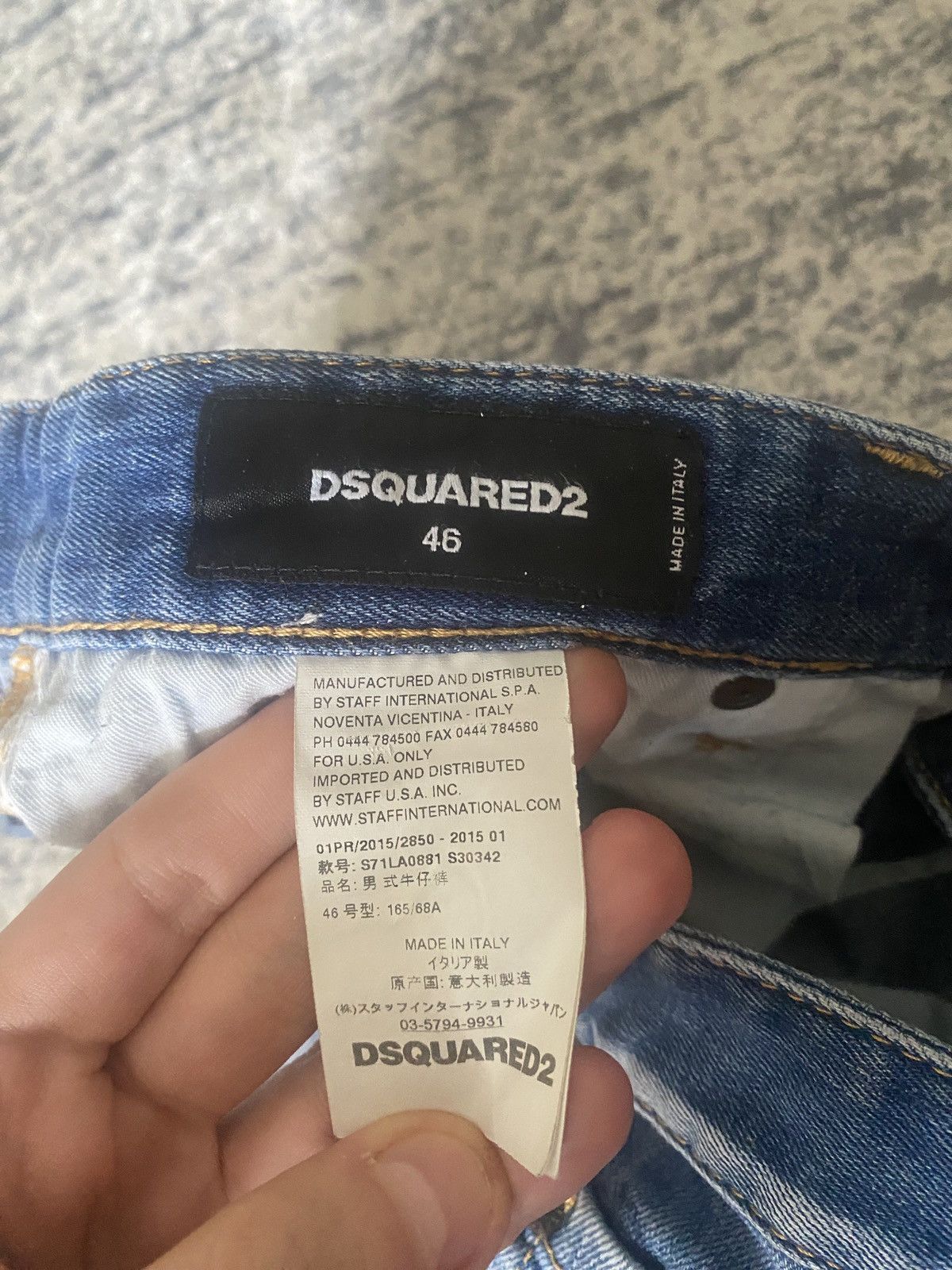 Dsquared2 Dsquared2 slim denim luxury jeans Size US 30 / EU 46 - 2 Thumbnail