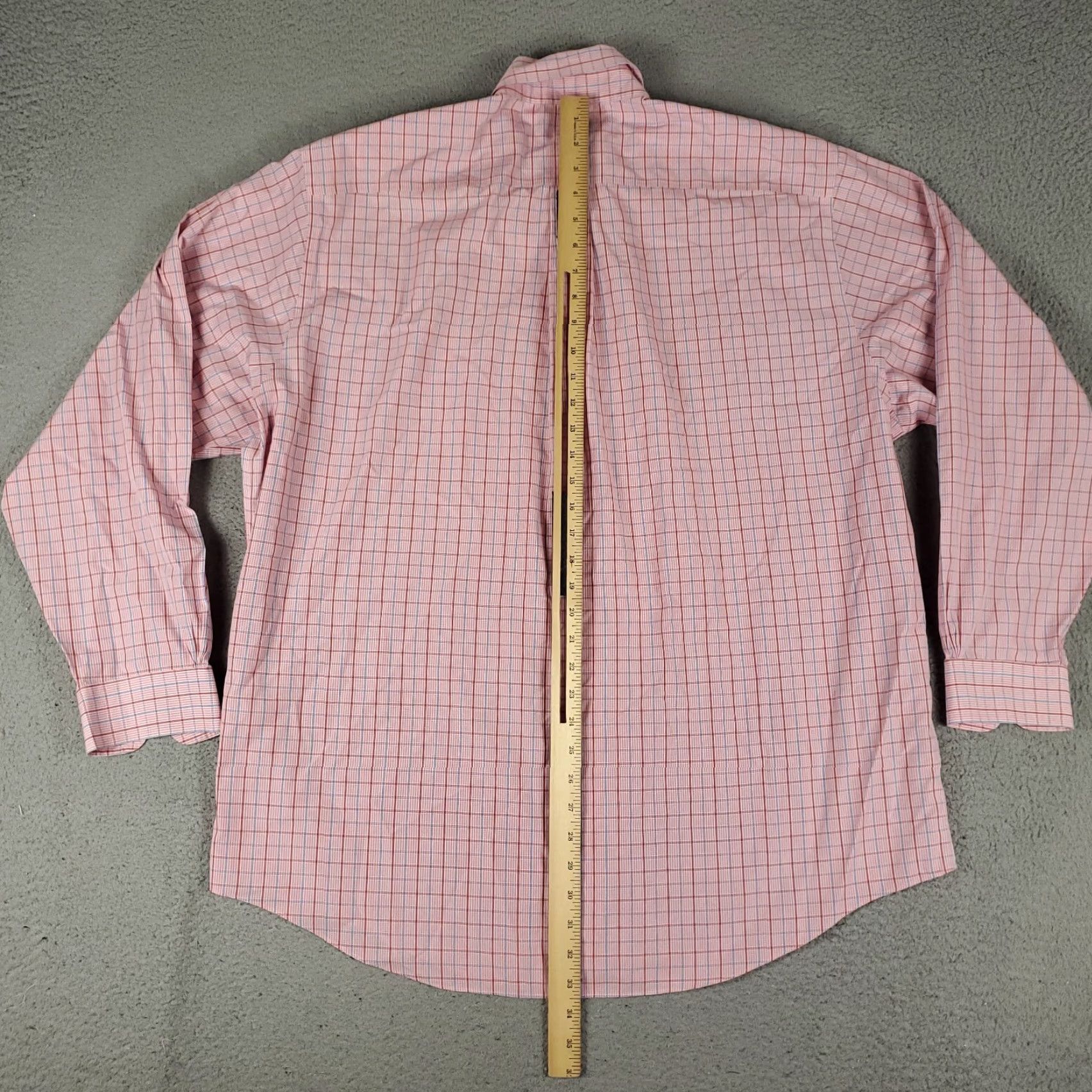 Brooks Brothers Brooks Brothers Shirt Mens XL Pink Plaid Button-Up Long Sleeve Cotton Size US XL / EU 56 / 4 - 3 Thumbnail