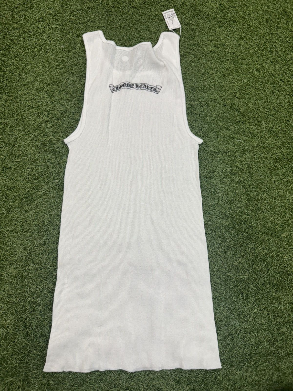 Chrome Hearts Chrome Hearts Neck Logo Tank Top Size US XL / EU 56 / 4 - 2 Thumbnail