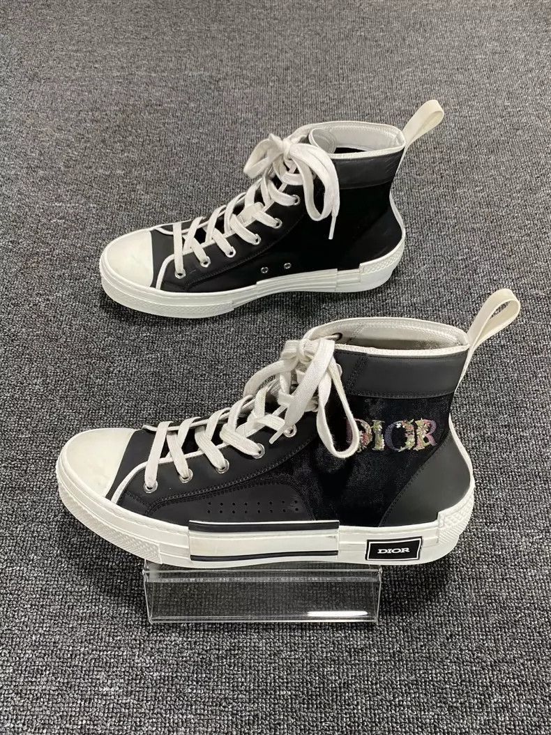 Dior Dior HighTop Floral Logo Sneakers-2506 Size US 9 / EU 42 - 4 Thumbnail