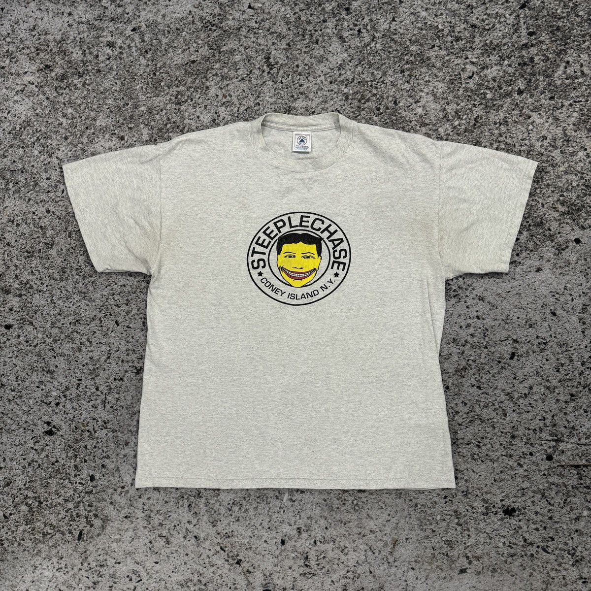 Vintage 90s Steeplechase Coney Island New York Faded Tee Size US L / EU 52-54 / 3 - 1 Thumbnail