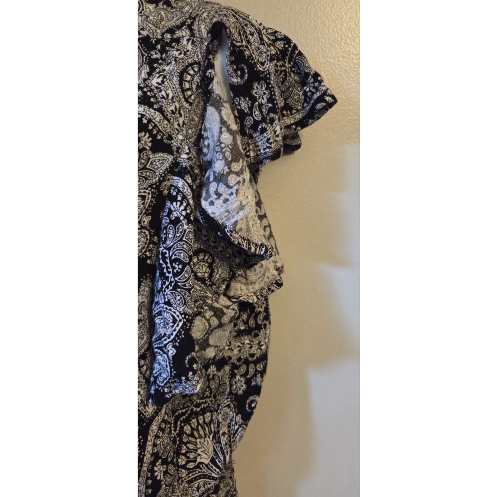 Vintage Terra & Sky Deco Paisley Romper Top Shorts Boho 1X Black Womens Romper Paisley 1X Terra & Sky Deco Romper Boho Black Womens 1X Size XL / US 12-14 / IT 48-50 - 6 Thumbnail