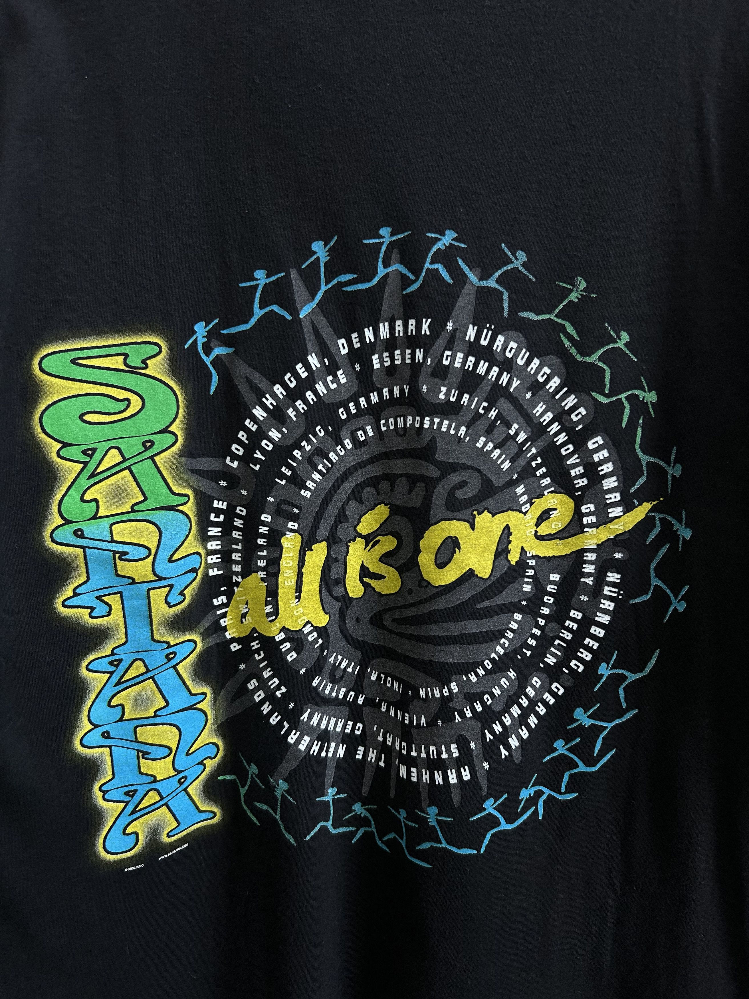Band Tees Vintage 2002 Carlos Santana All Is One Tour T-shirt Size US M / EU 48-50 / 2 - 12 Thumbnail