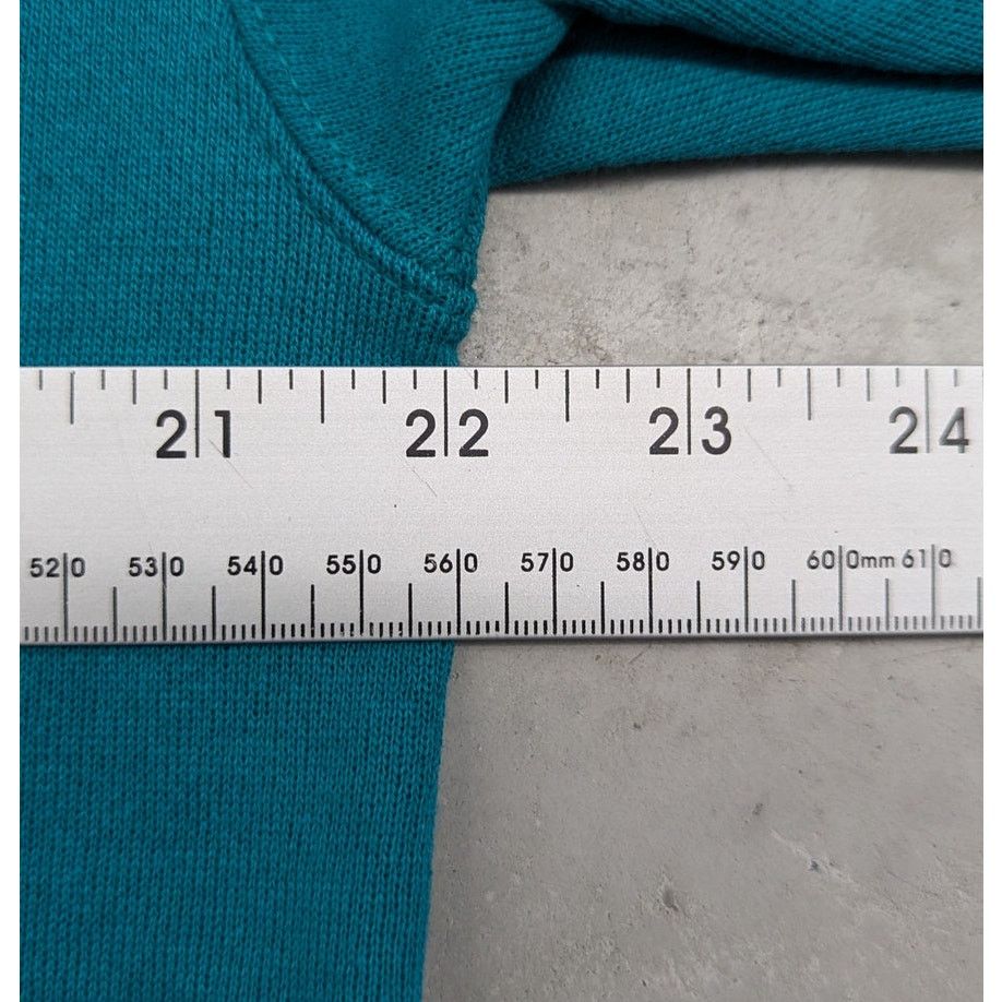 Hanes × Vintage Vintage 80s Alaska Turquoise crew neck sweater Size US L / EU 52-54 / 3 - 5 Thumbnail