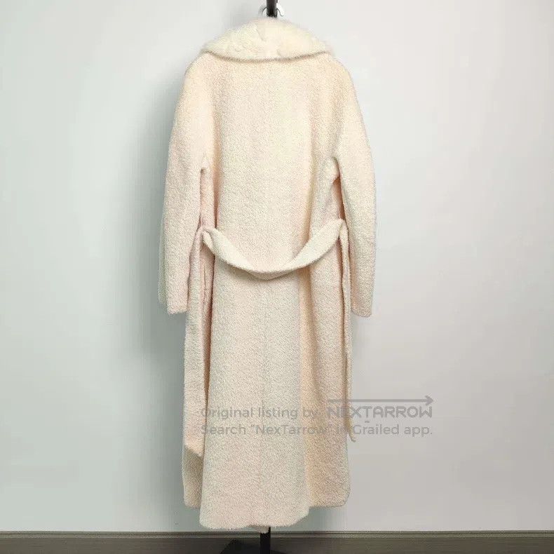 Max Mara Max Mara White Wool Coat Size L / US 10 / IT 46 - 2 Thumbnail