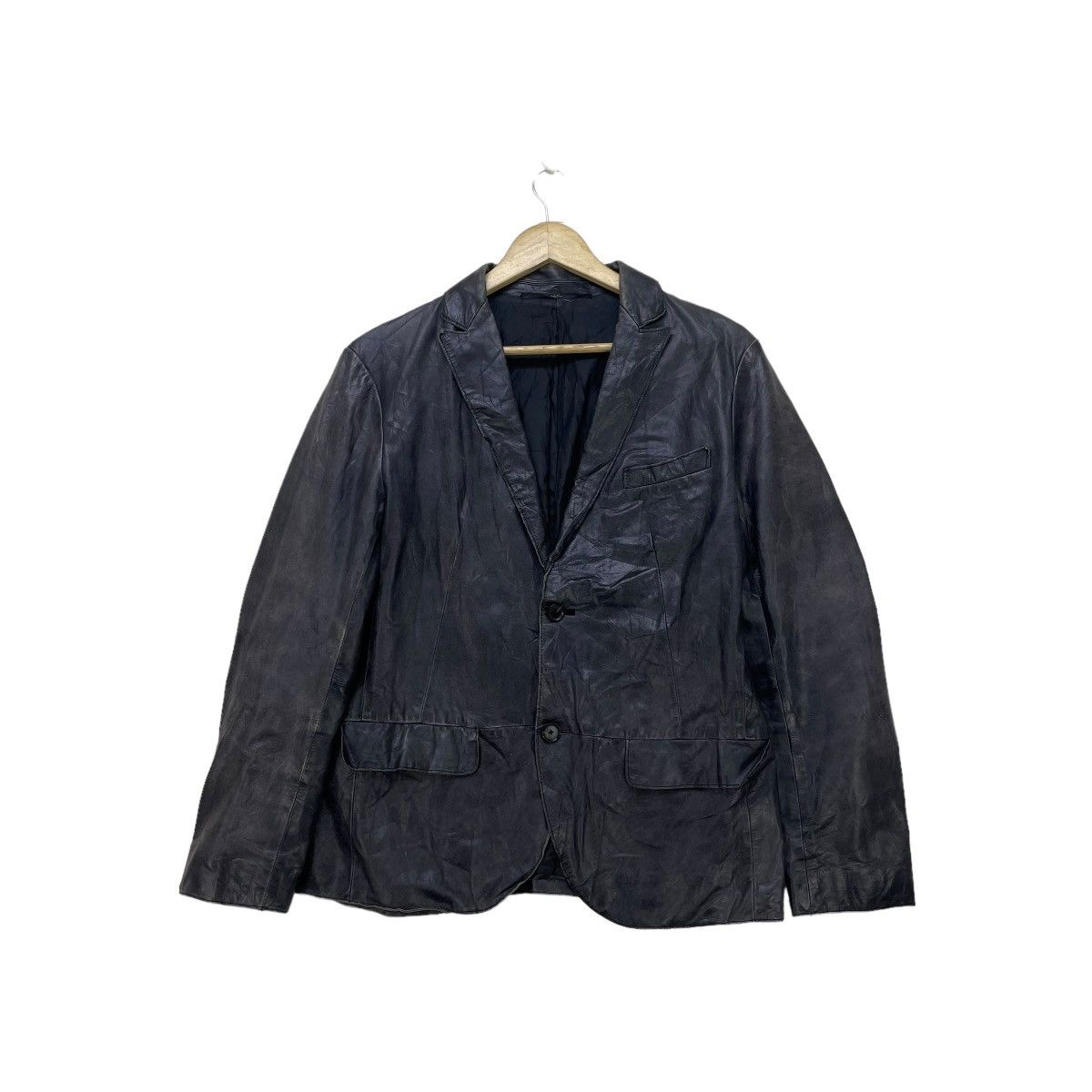 Edifice Japan × KMRii Italian Designer Edifice Horse Hide Leather Jacket Size M / US 6-8 / IT 42-44 - 1 Thumbnail
